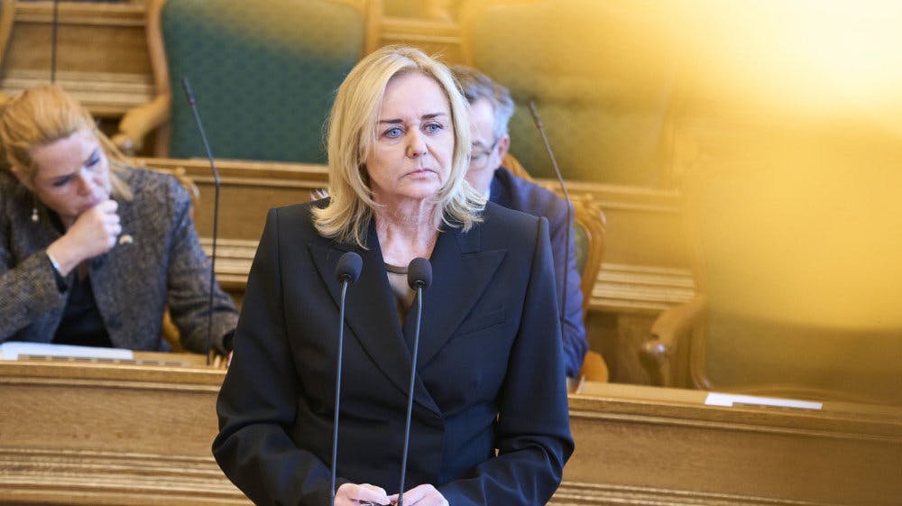 De Konservatives Mona Juul siger til Berlingske, at man sagtens kan have begået grov vold og få under et års ubetinget fængsel. - Hvis man får en ubetinget fængselsstraf, så skal du ud, siger hun om partiets nye forslag. (Arkivfoto). - Foto: Thomas