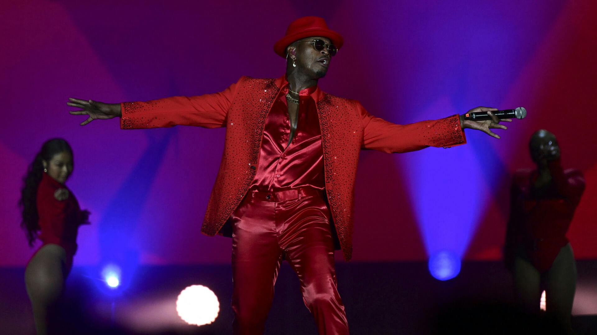US singer Ne-Yo performs during the Rock in Rio music festival in the Rio 2016 Olympic Park in Rio de Janeiro, Brazil, on September 22, 2024. Mauro PIMENTEL / AFP