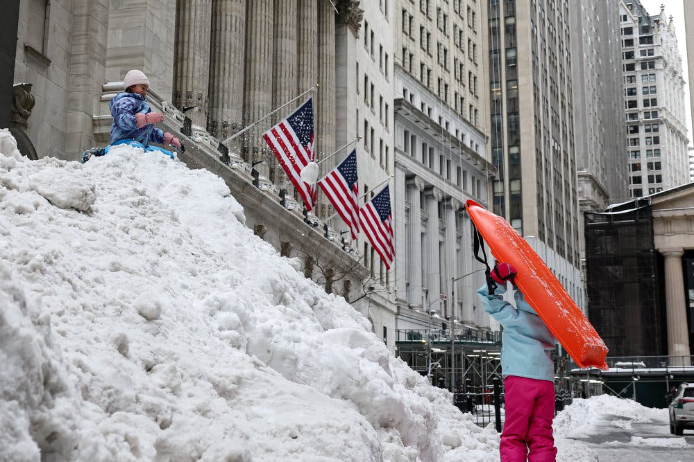 USA er ramt af store mængder sne.