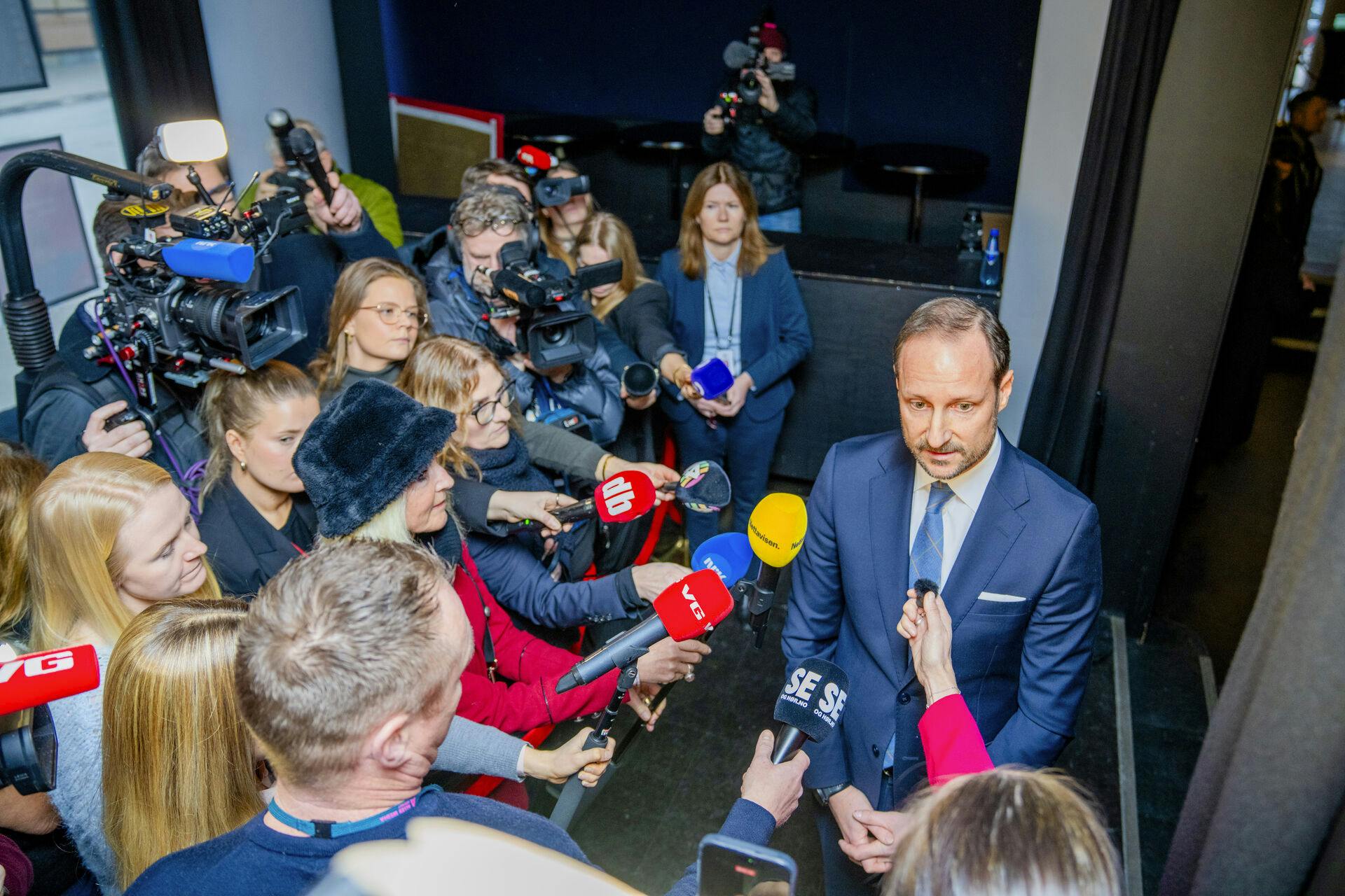 Sådan så det onsdag ud. Kort efter udsendte kronprinsen en skriftlig udtalelse.