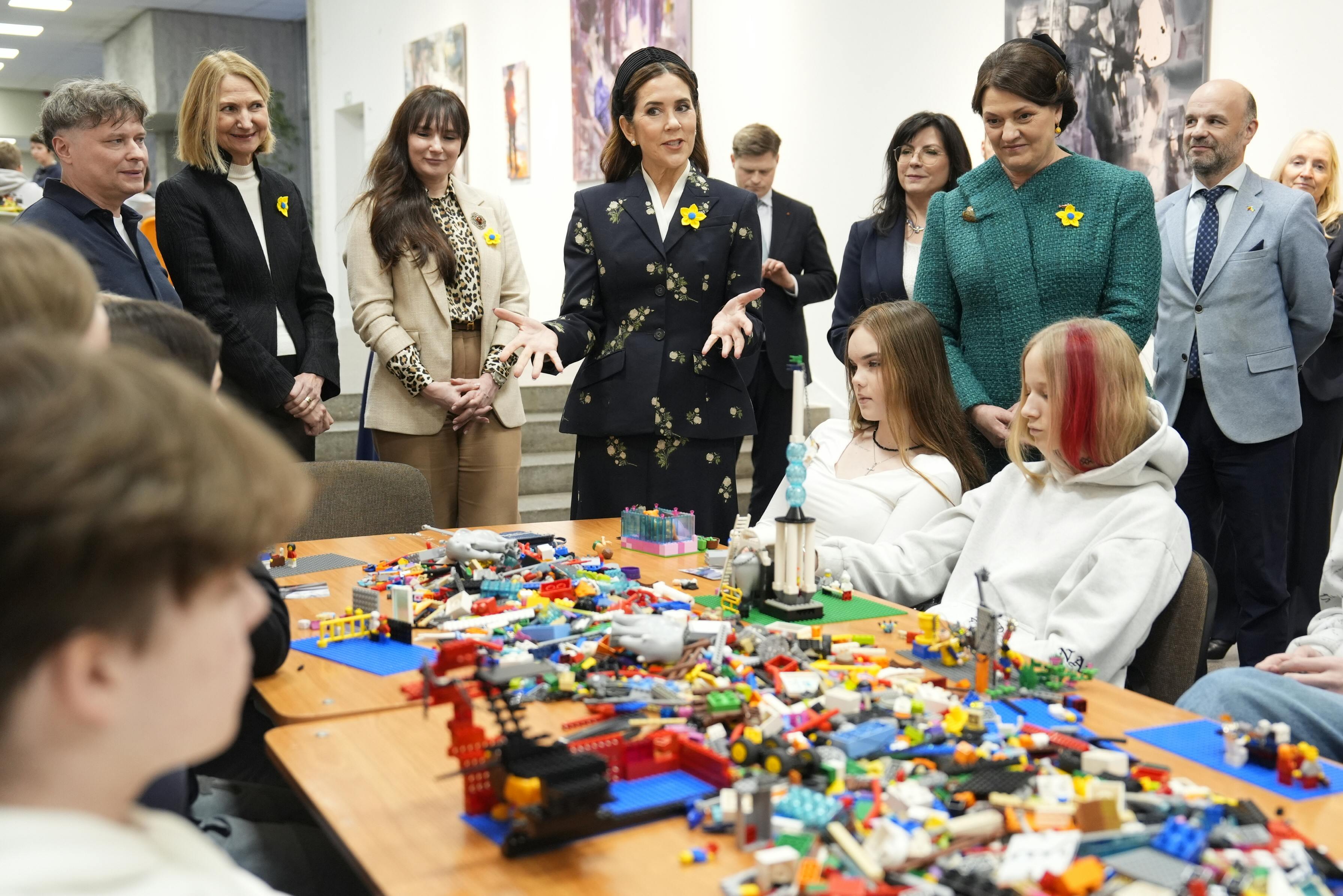 Der ventede dronning Mary et velkendt syn.