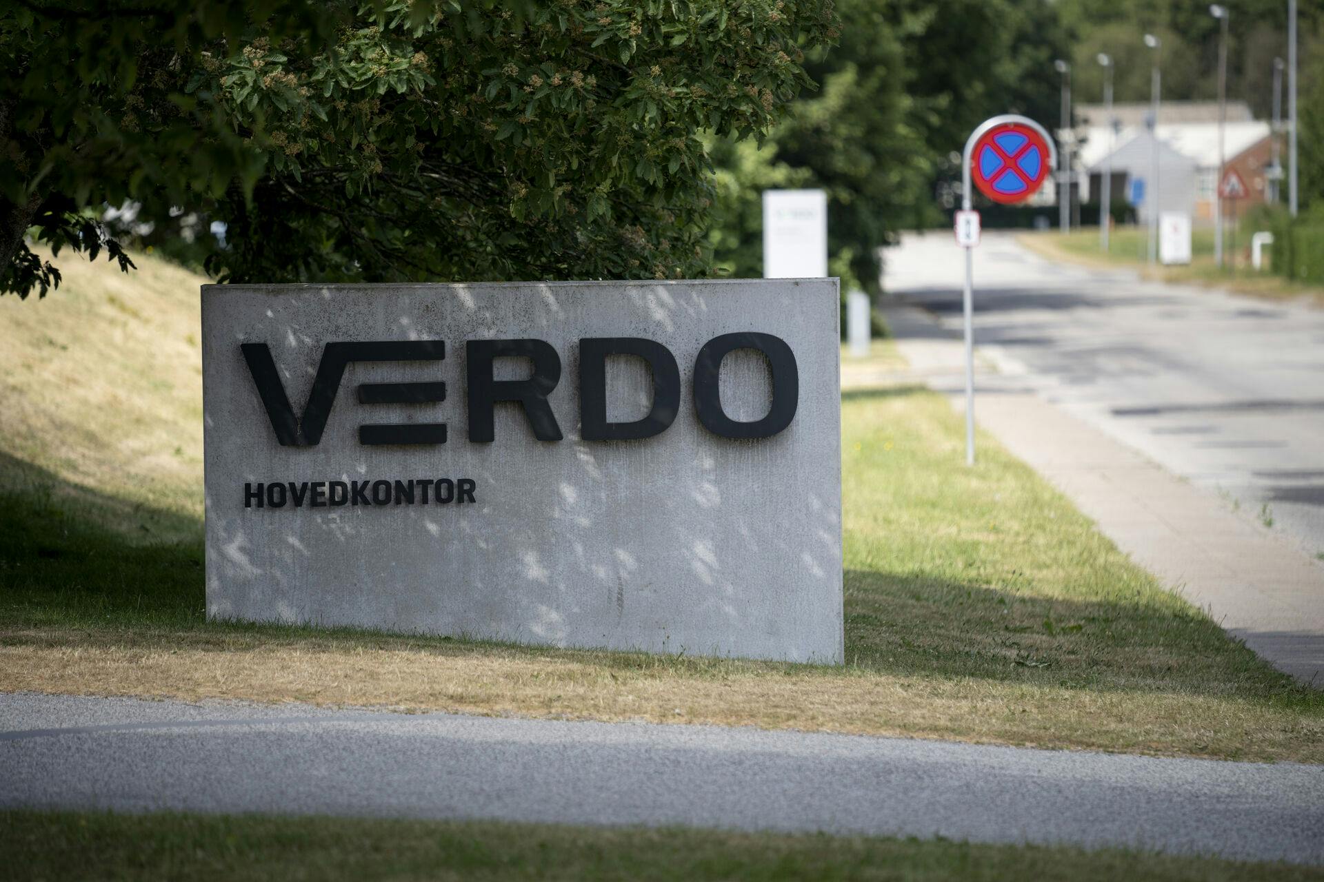 Verdo forsyner varme, vand og el til private og erhvervsvirksomheder, Randers torsdag den 15. juni 2023.. (Foto: Bo Amstrup/Ritzau Scanpix)