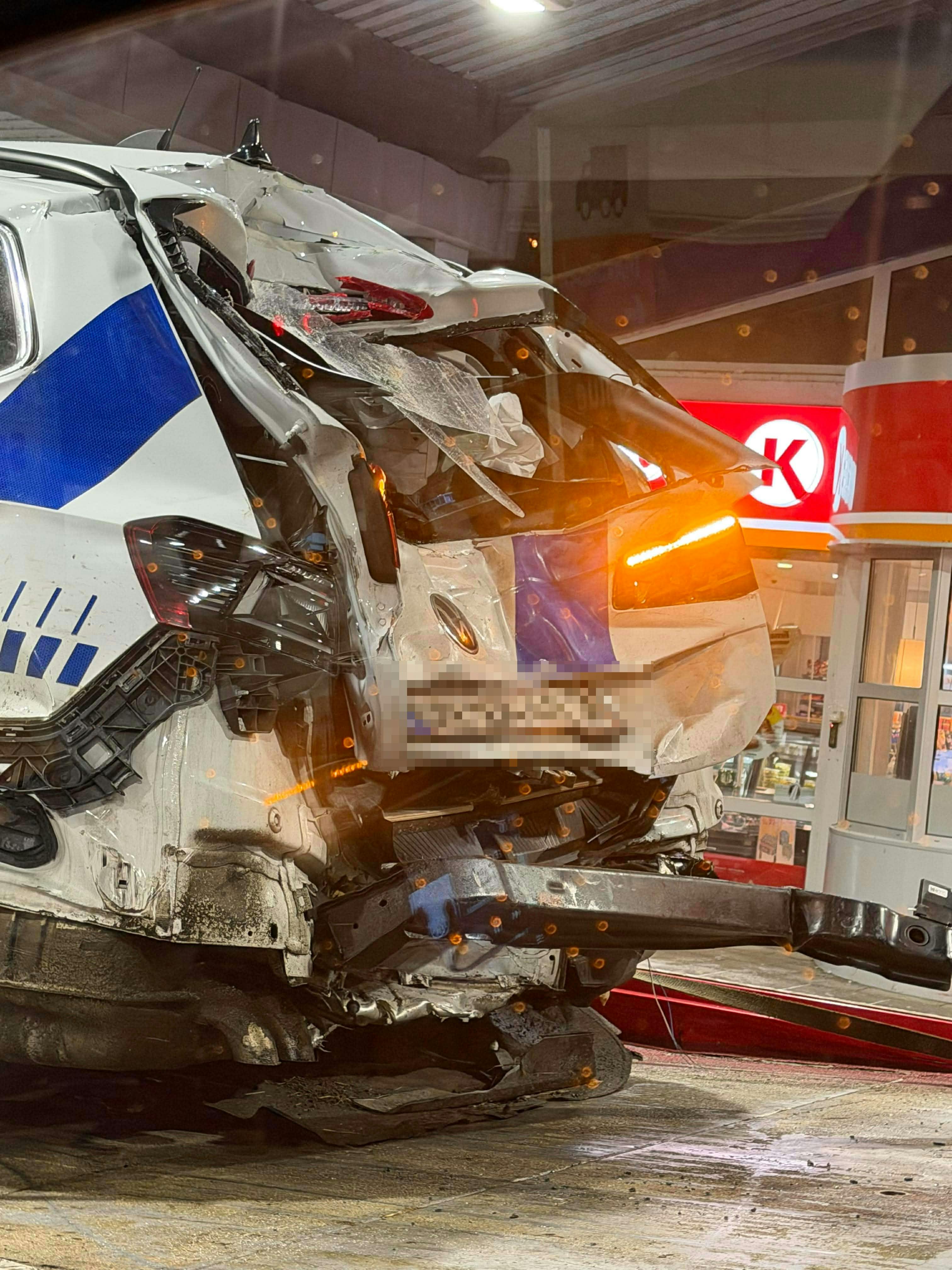 Ulykken var meget voldsom.