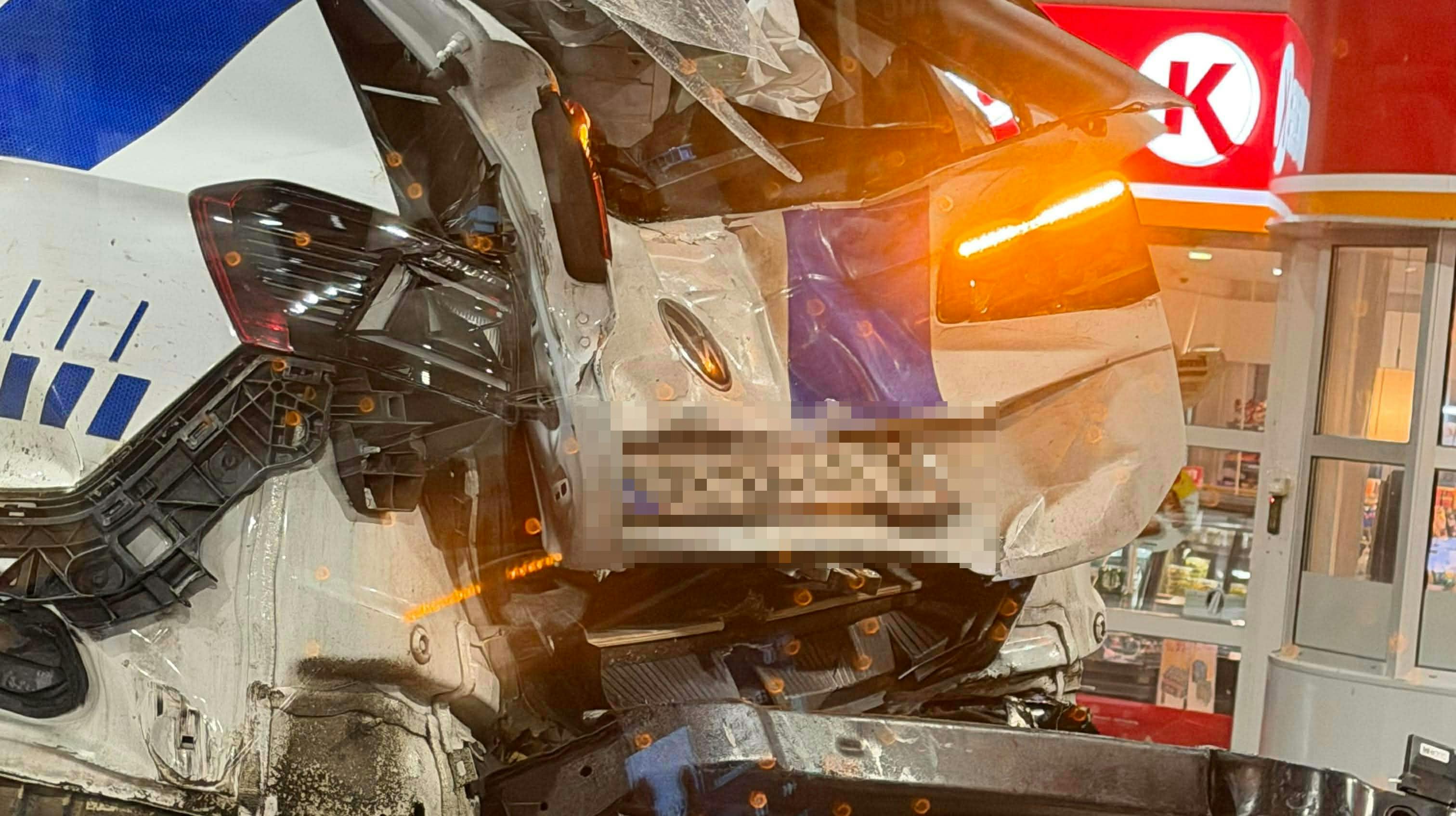 Ulykken var meget voldsom.