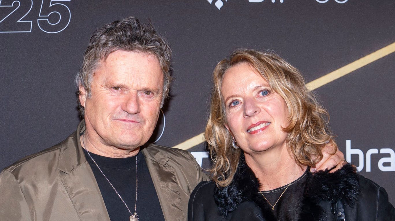 "Sådan nogen som os"-sangeren Poul Krebs med hustruen Ulla.