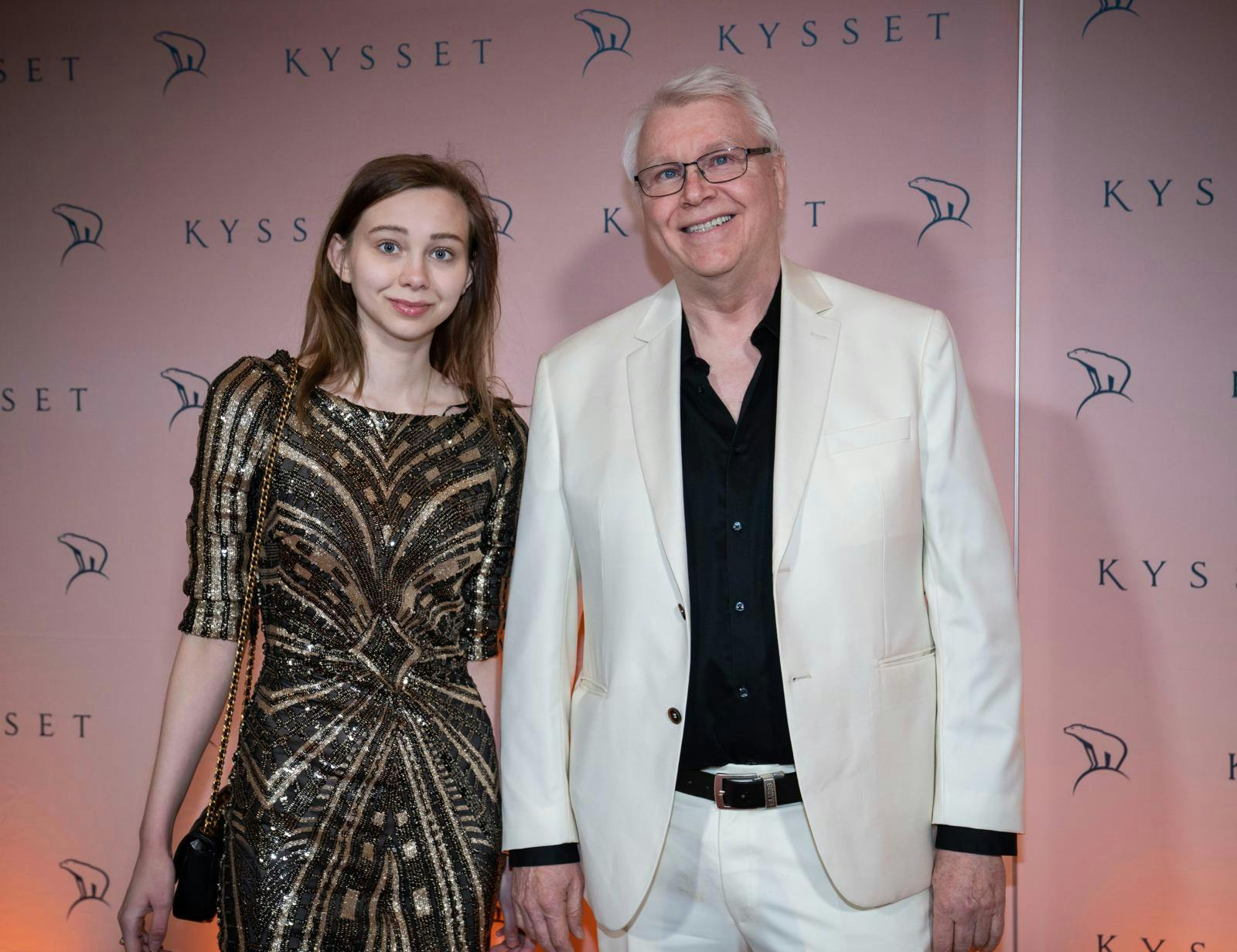 Peter Asschenfeldt sammen med datteren Victoria, som han har med Maria Hirse.