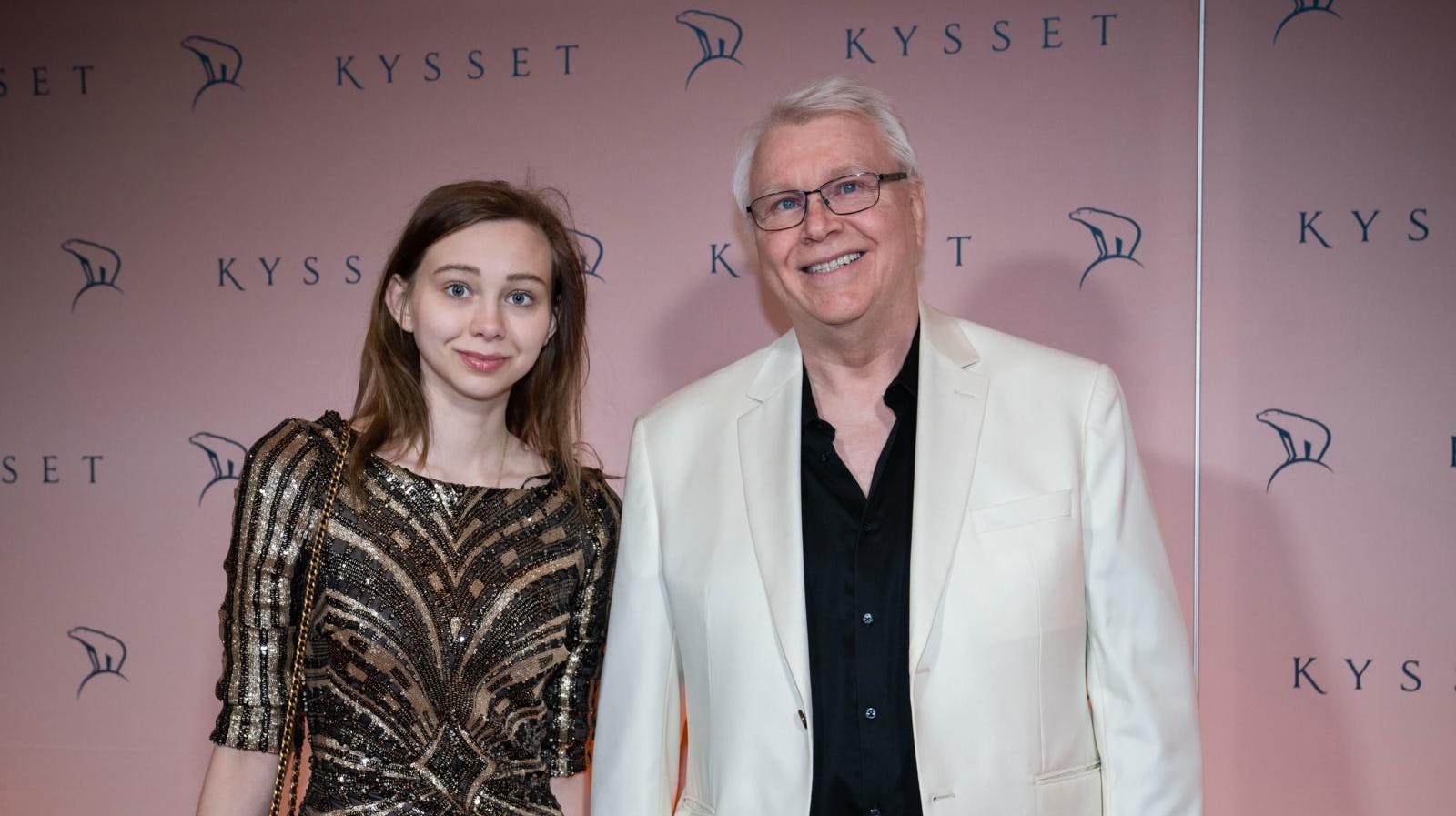 Peter Asschenfeldt sammen med datteren Victoria, som han har med Maria Hirse.