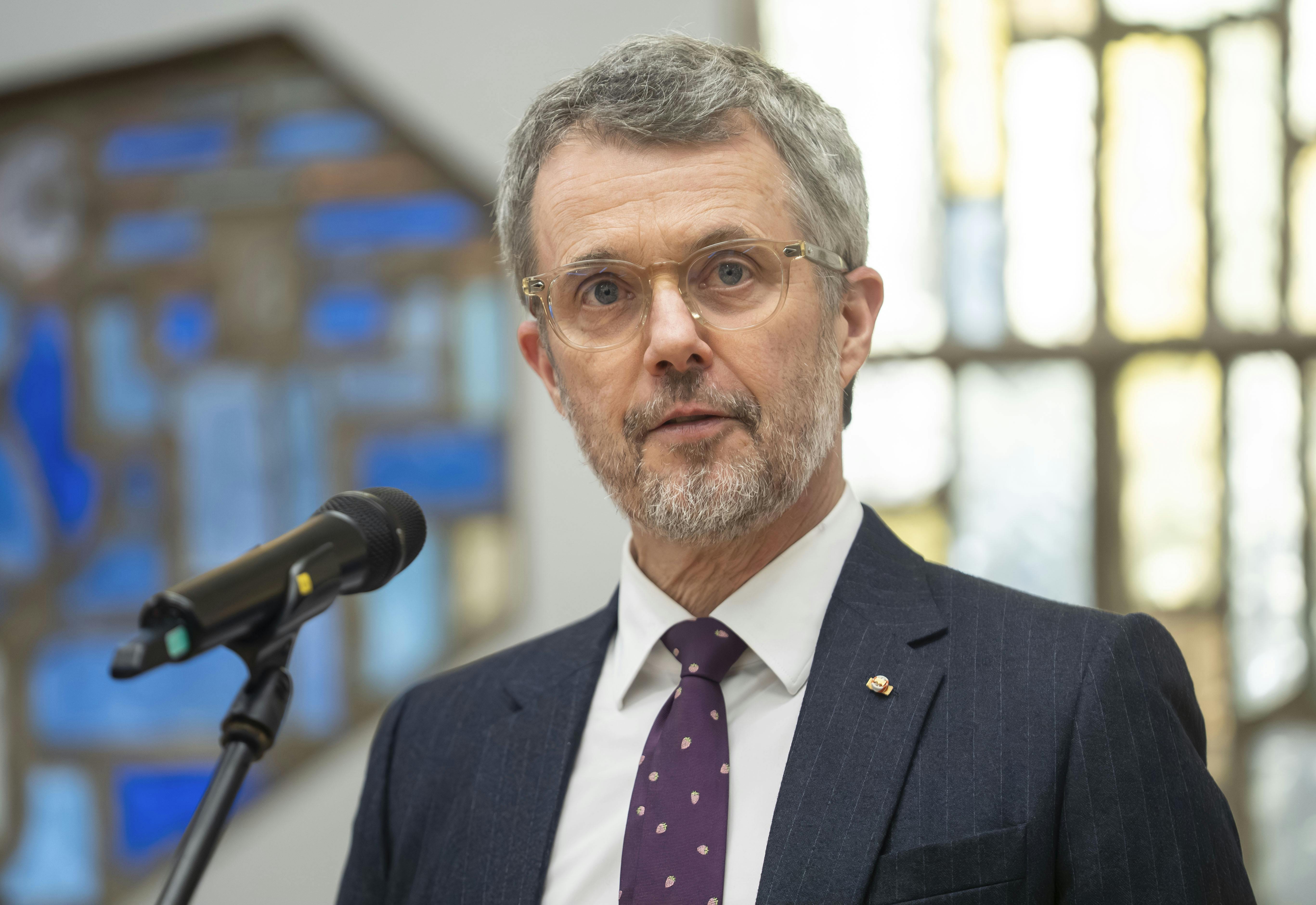 OPGAVE: Kong Frederik og dronning Mary på statsbesøg i Litauen.Reception på nationalbiblioteket som afslutning på statsbesøgetSTED:  Vilnius/LitauenDATO: 20260129FOTOGRAF: Hanne Juul