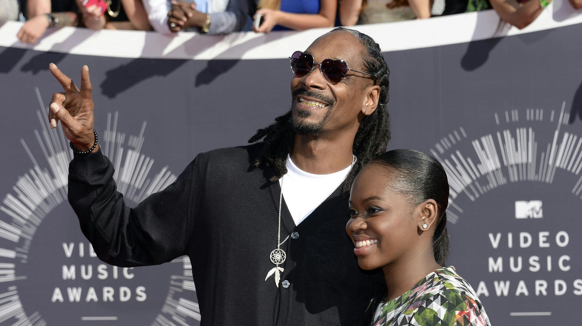 Snoop Dogg og Cori ses her i 2014.