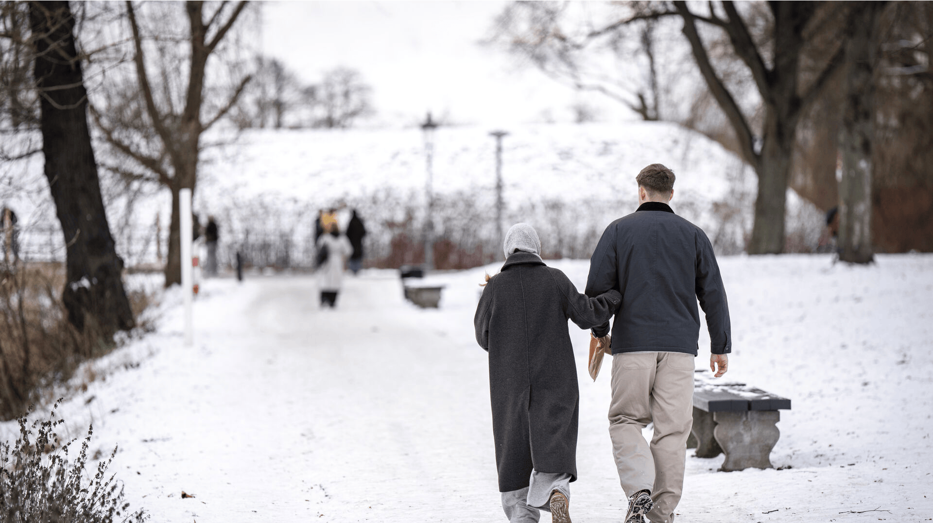 Man skal huske det varme tøj, hvis man på tur i dag.