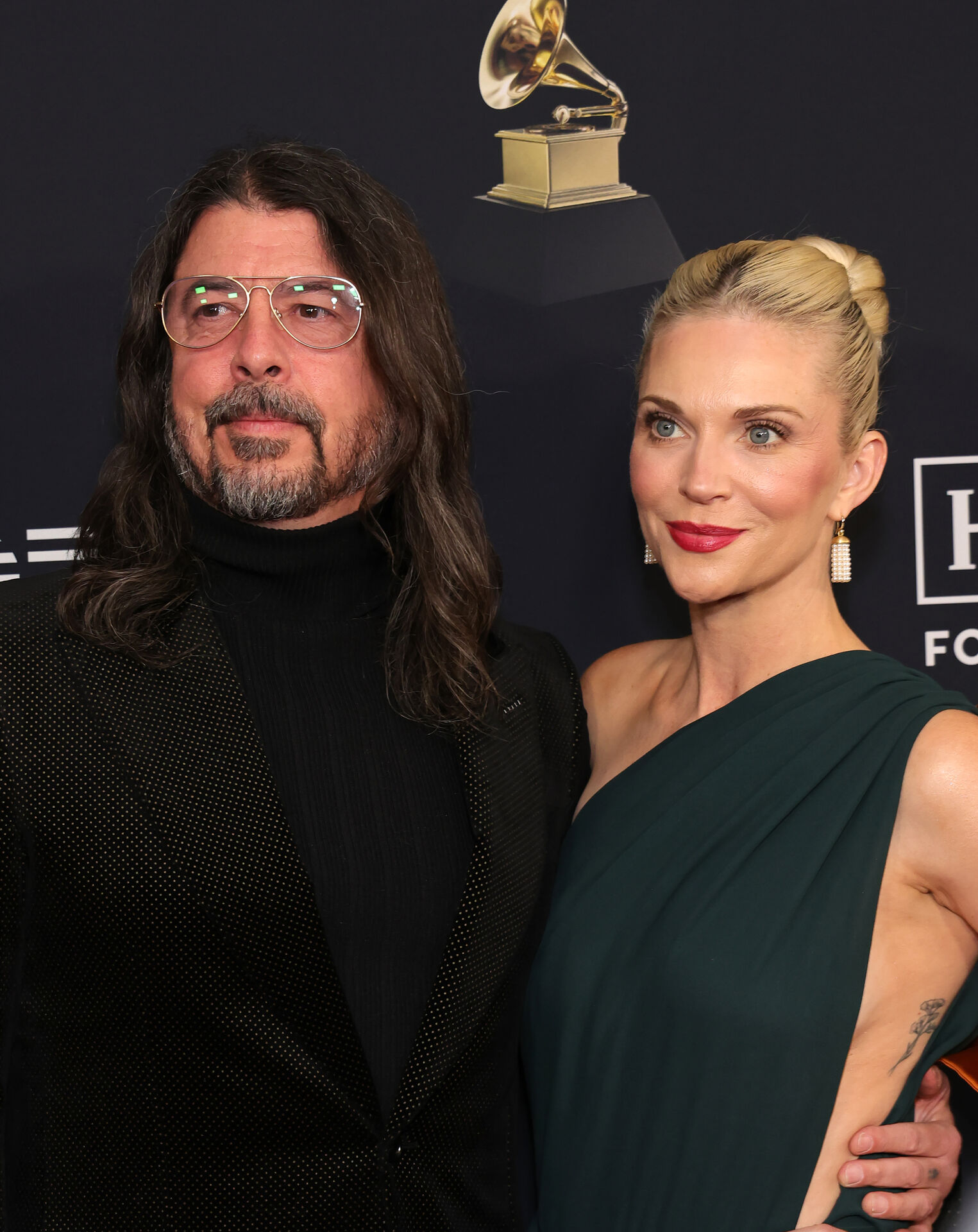 Dave Grohl and Jordyn Blum at the Pre-GRAMMY Gala & GRAMMY Salute to Industry Icons Honoring Avery Lipman and Monte Lipman, The Beverly Hilton, Los Angeles, USA, 31 January 2026, Credit:Faye Sadou / Avalon