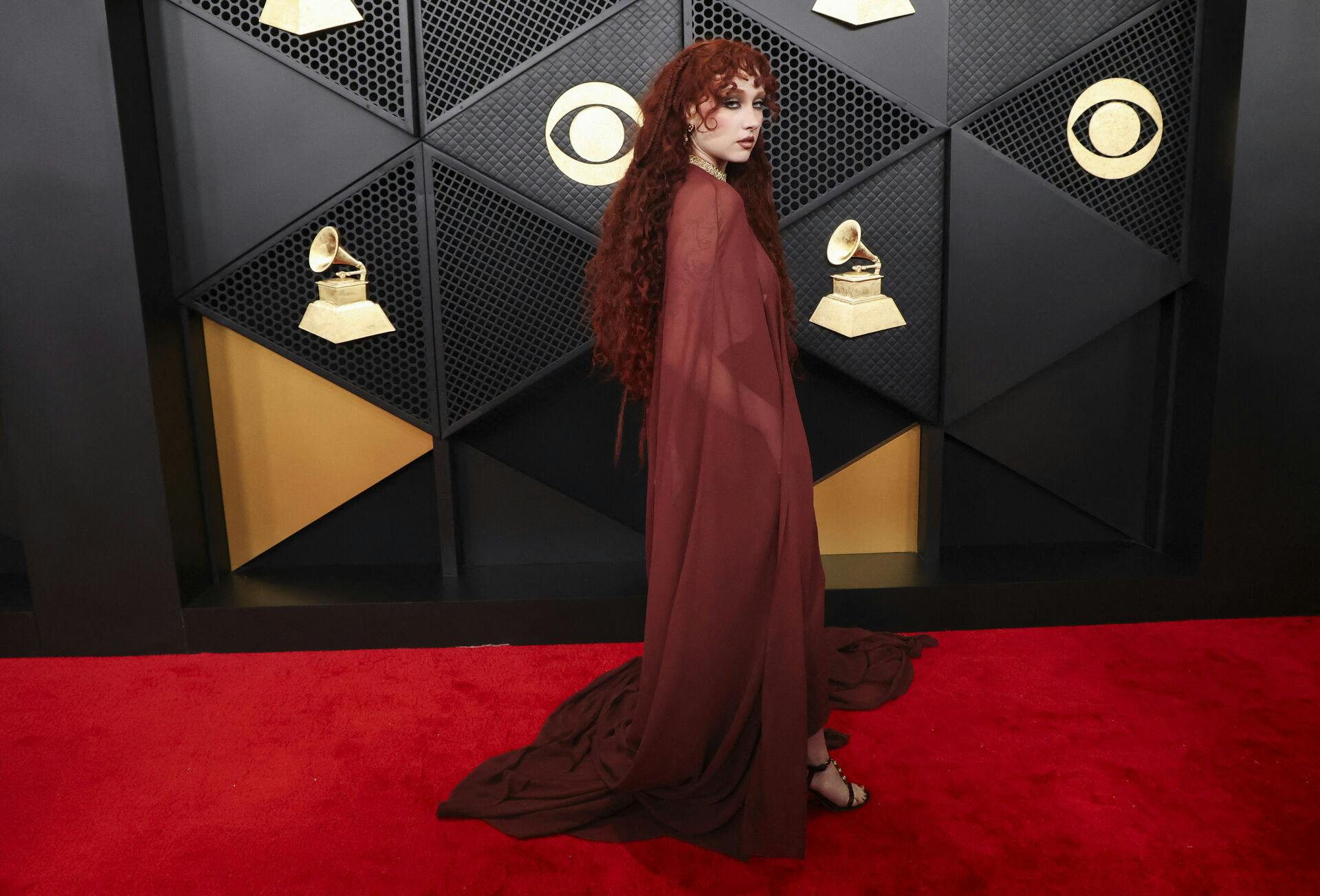Chappell Roan poses at the red carpet during the 68th Annual Grammy Awards in Los Angeles, California, U.S., February 1, 2026. REUTERS/Mario Anzuoni