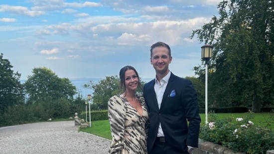 Parret fandt sammen i 2017 og blev gift i 2024.