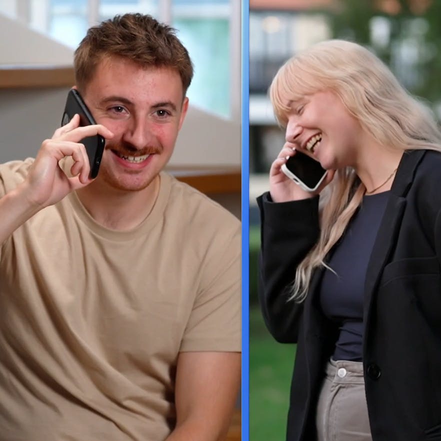 Amalie er den fjerde krage, Samuel inviterer på gruppedate.