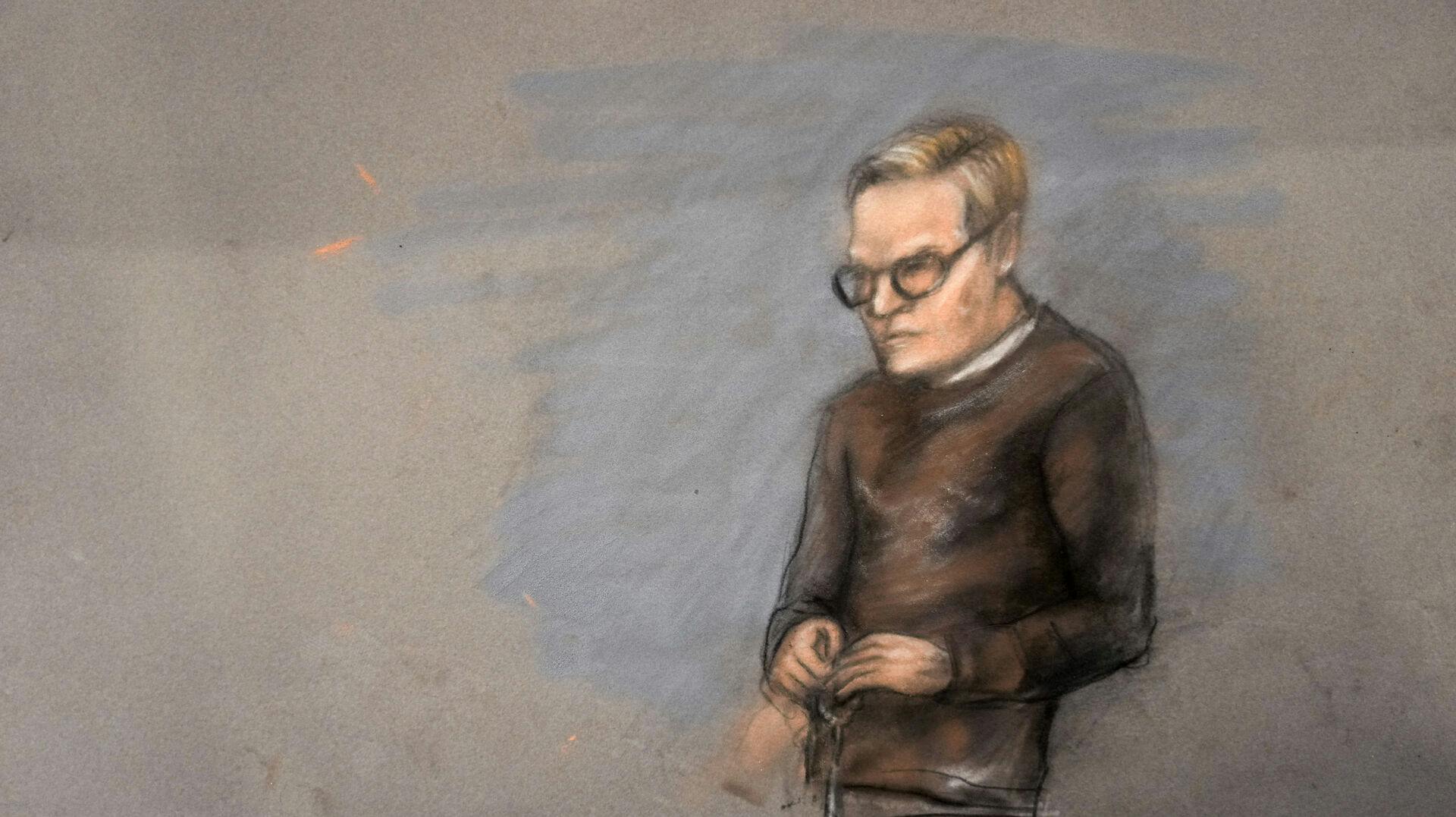 Det er forbudt at tage billeder af Marius Borg Hoiby under rettsagen, meget som man kender det fra danske retssale. Derfor tyr norsk presse til tegninger af papprinsen.