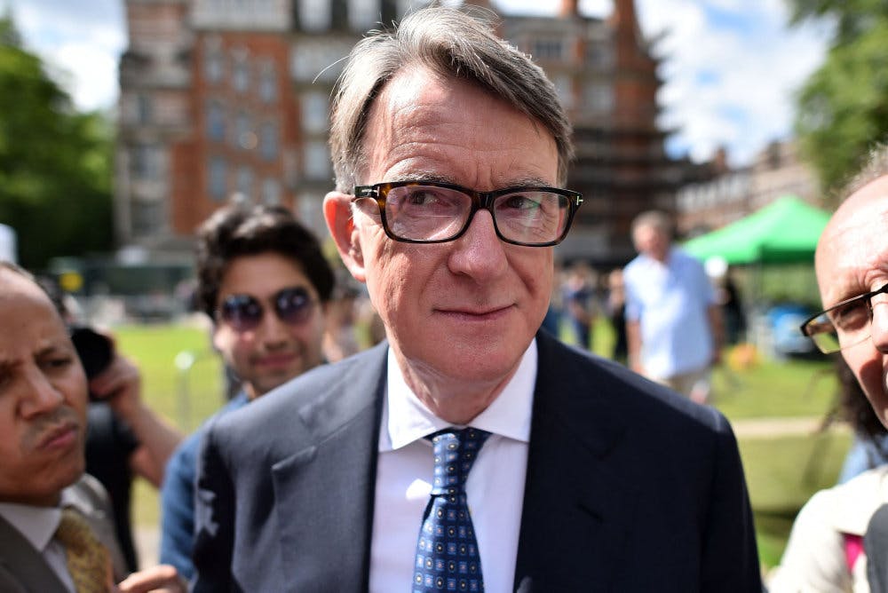 Peter Mandelson blev i 2008 udnævnt som livsvarigt medlem af Overhuset. Han har nu forladt sin plads i det britiske parlament. (Arkivfoto).&nbsp;&nbsp;