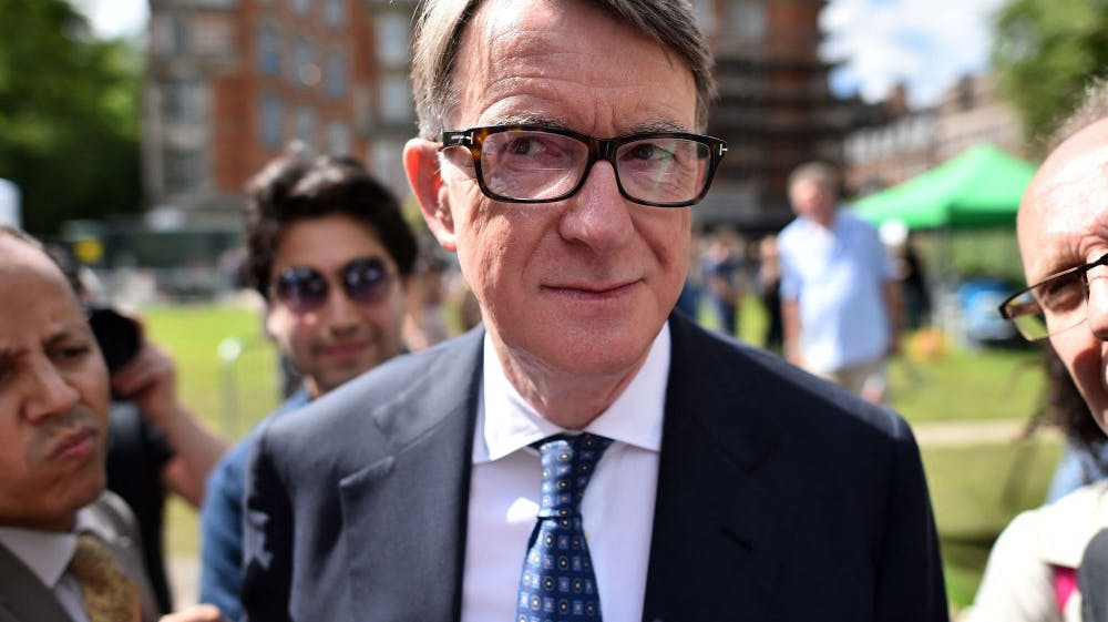 Peter Mandelson blev i 2008 udnævnt som livsvarigt medlem af Overhuset. Han har nu forladt sin plads i det britiske parlament. (Arkivfoto). 