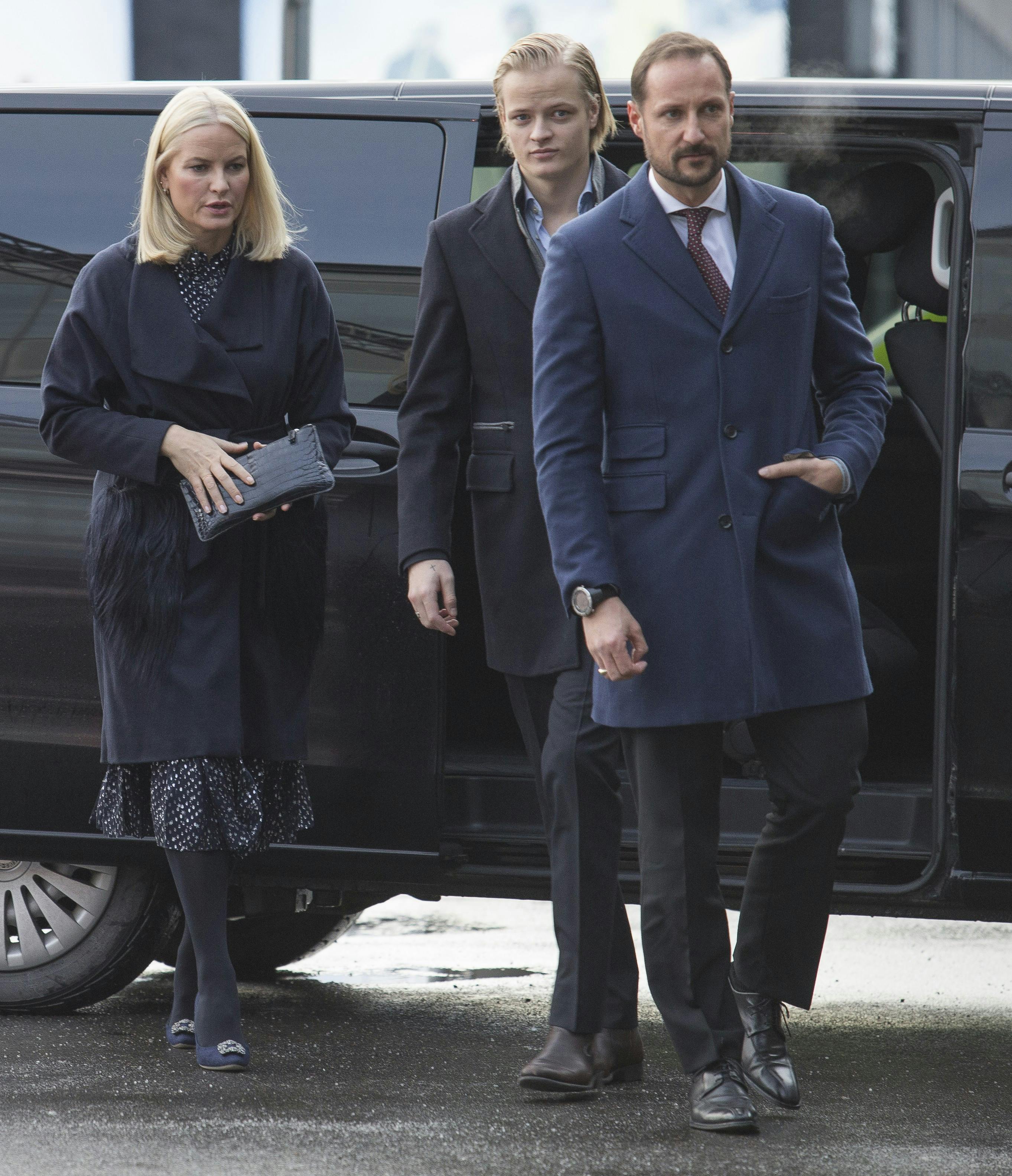 Alt imens Marius Borg Høiby har det svært i retten, er kronprins Haakon på opgave. Og her er humøret lidt højere. (Arkivfoto)