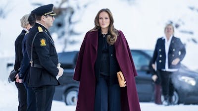 Ingrid Alexandra skyder skarpt efter pressen.