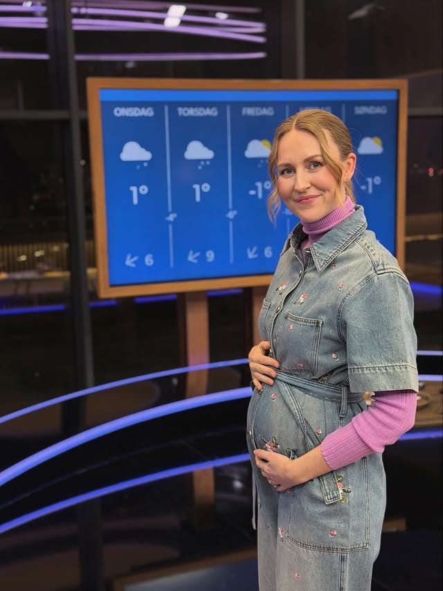 DR's vejrvært Helena Holvad stopper midlertidigt på skærmen til maj, når hun går på en velfortjent barsel.