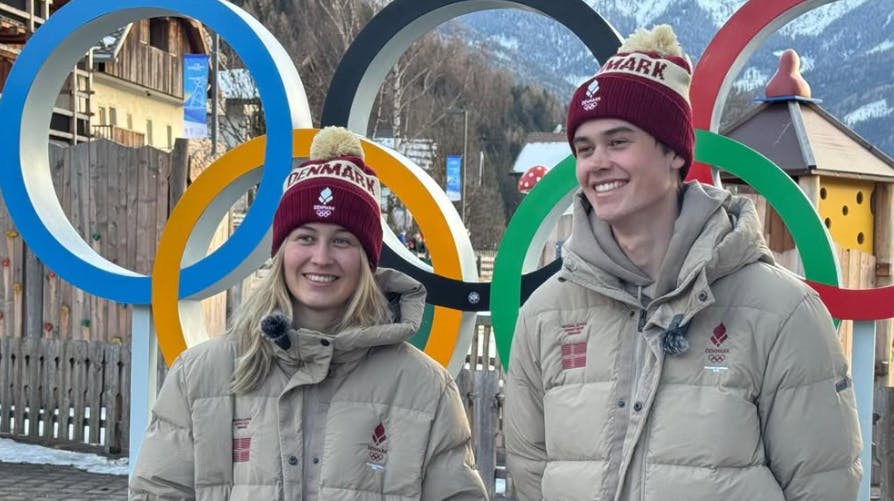 Ved dette vinter-OL er der dansk søskende-deltagelse i form af Sondre og Ukaleq Slettemark.