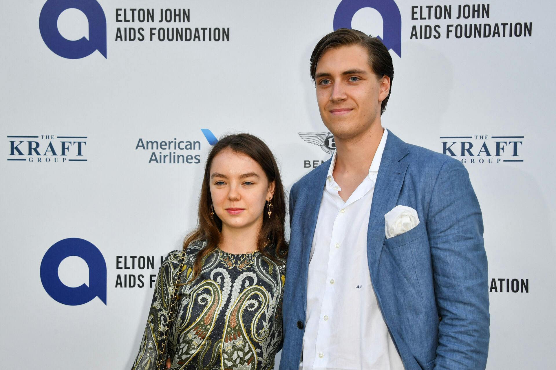 Prinsesse Alexandra af Hanover og kæresten Ben-Sylvester Strautmann til fest for Elton John AIDS Foundation, i 2019.