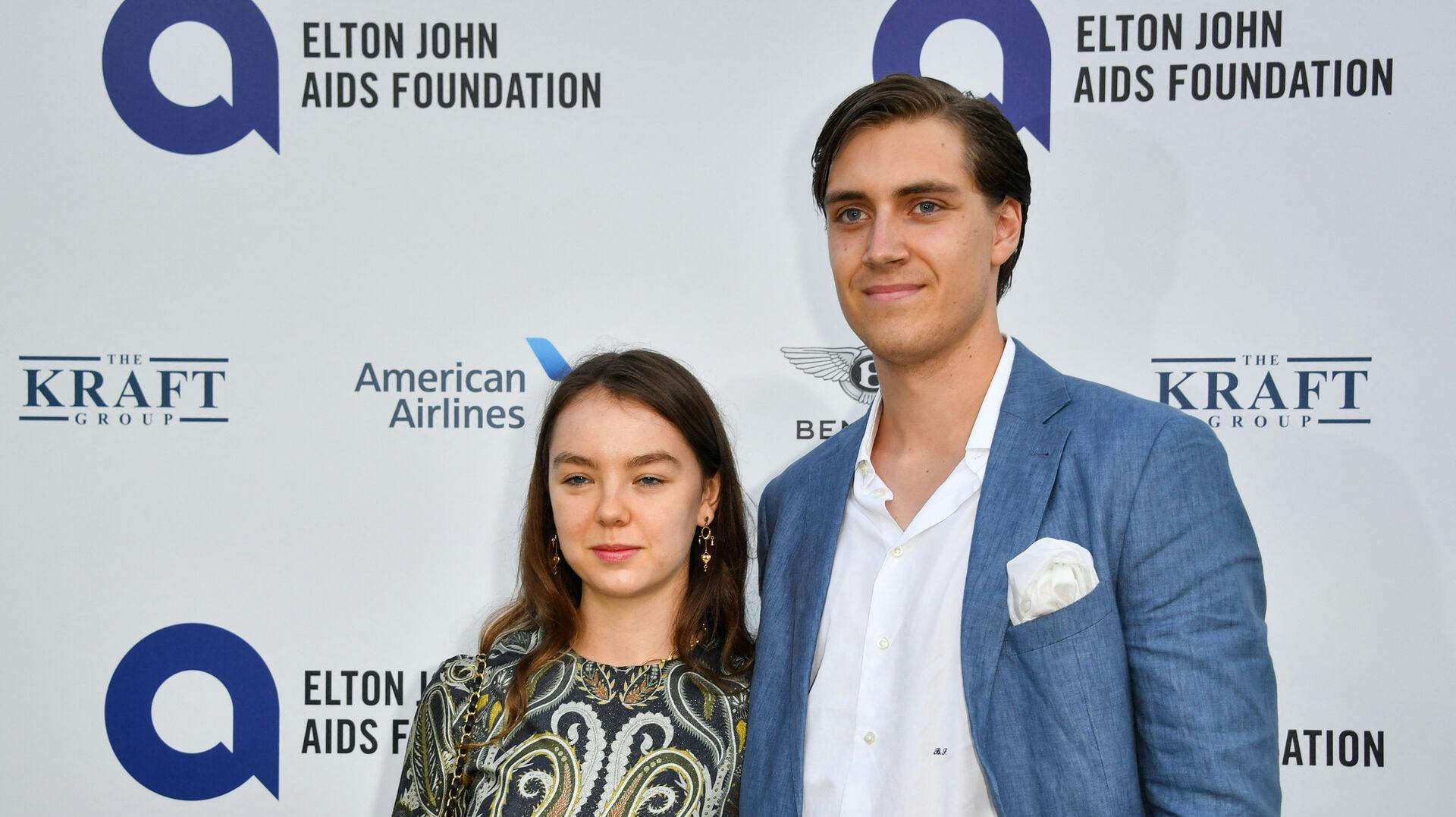 Prinsesse Alexandra af Hanover og kæresten Ben-Sylvester Strautmann til fest for Elton John AIDS Foundation, i 2019.