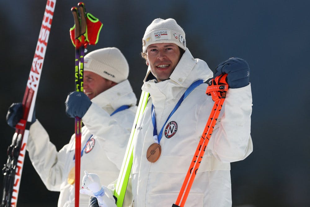 Norske Sturla Holm Lægreid har fået en del opmærksomhed, efter han tirsdag vandt OL-bronze i skiskydning. Men opmærksomheden har primært været på grund af et interview om utroskab og ikke den sportslige præstation. (Arkivfoto).&nbsp;&nbsp;