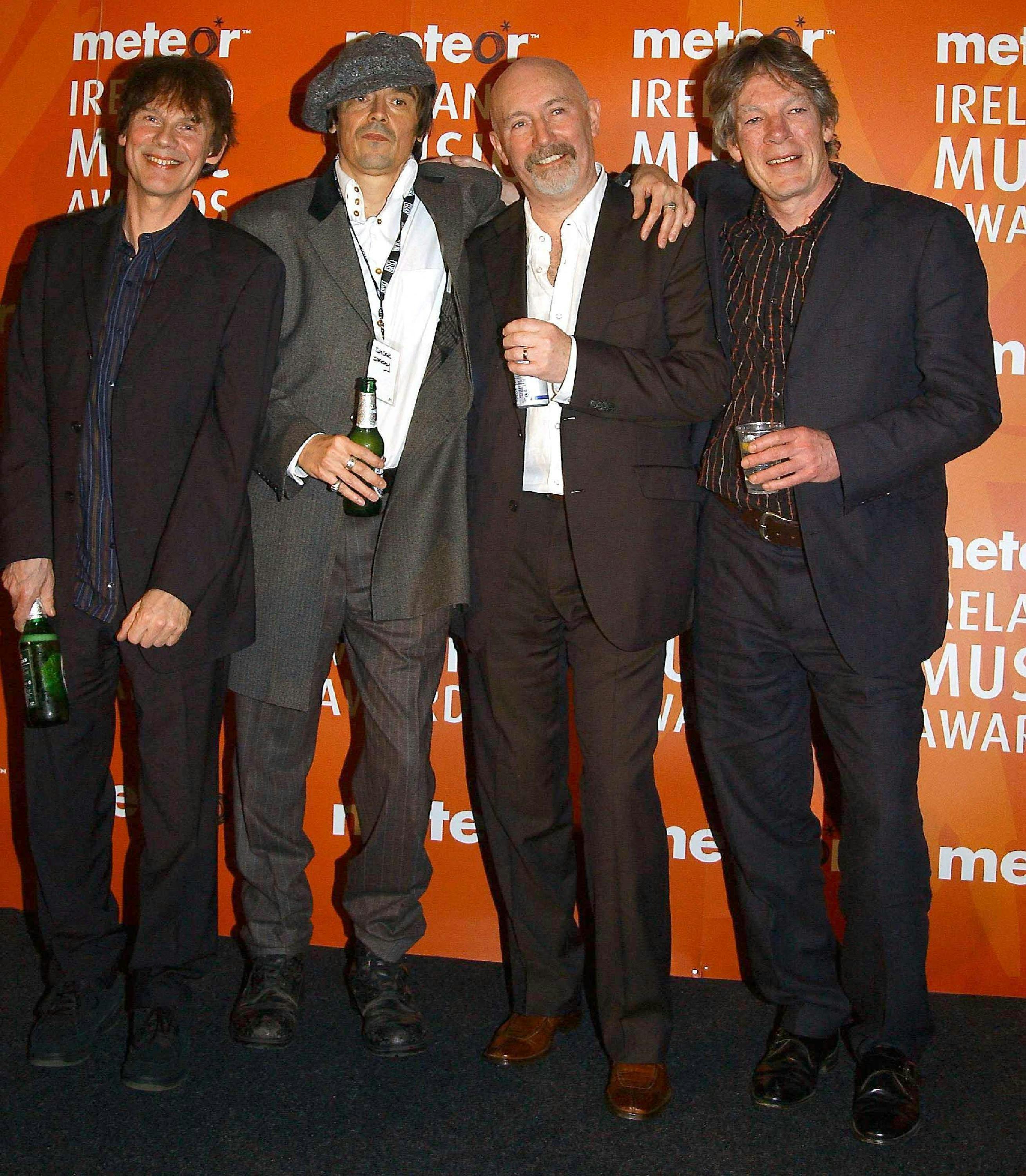 Andrew Ranken (til højre), er gået bort.