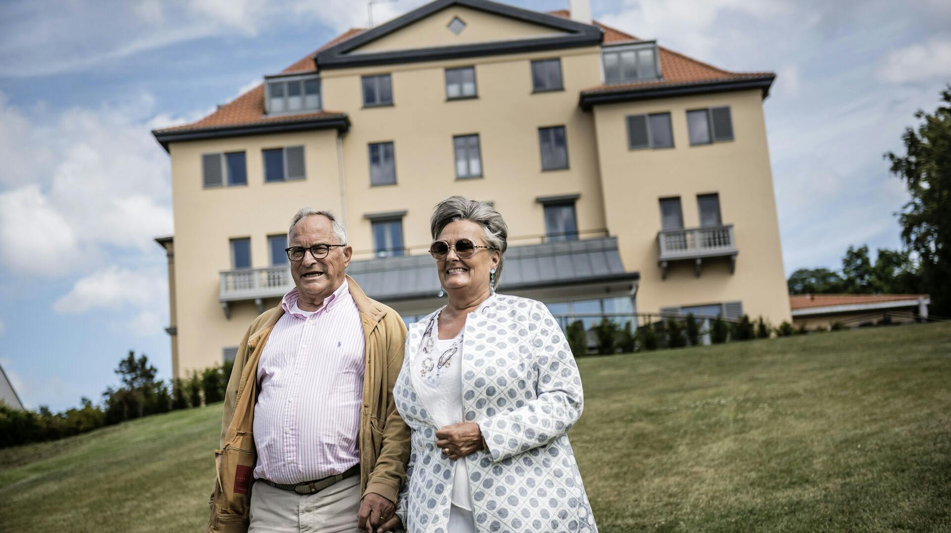 Henrik Frederiksen ses her med partneren Susanne Risom.