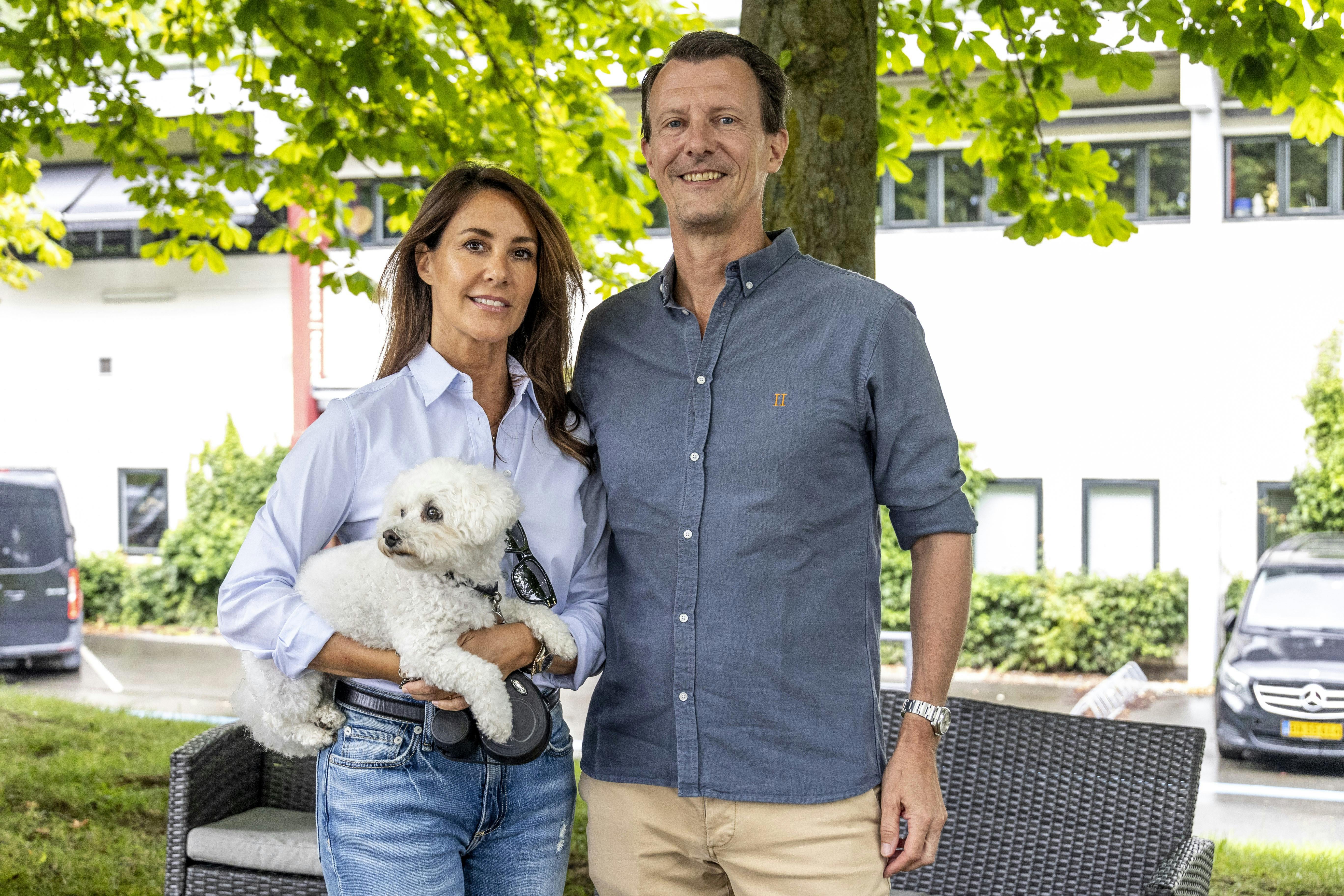 Prinsesse Marie og prins Joachim ved Copenhagen Historic Grand Prix i 2024. 