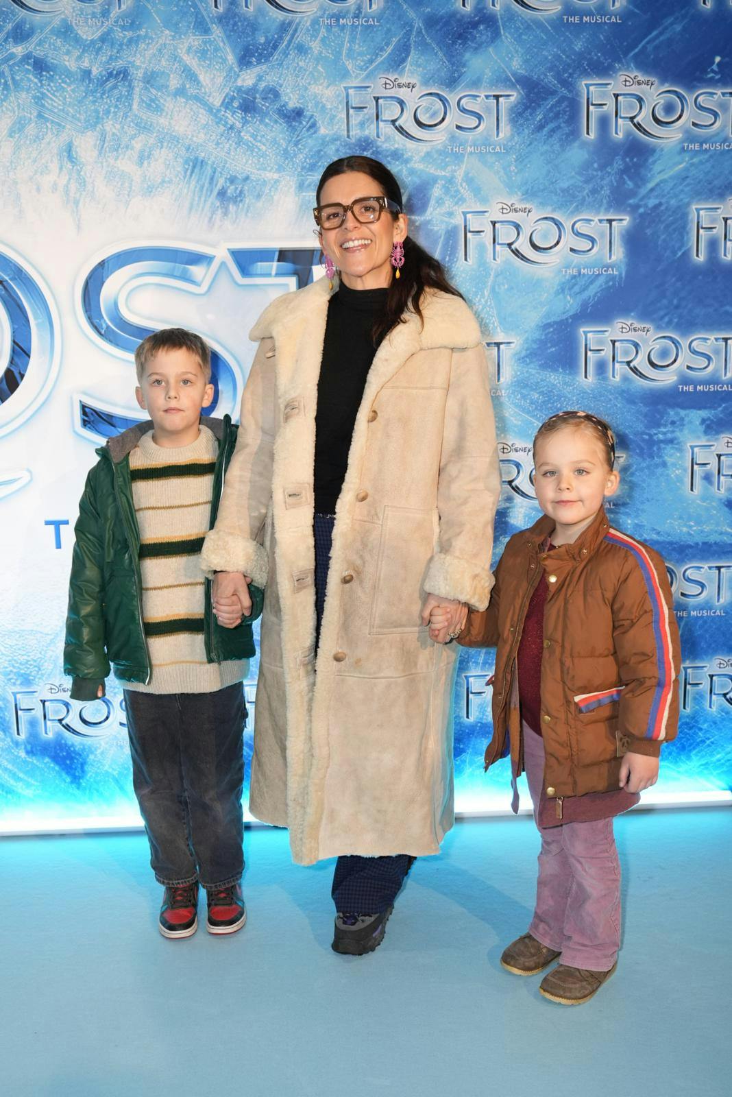 Petra Nagel havde taget børnene Pelle og Rosa med.