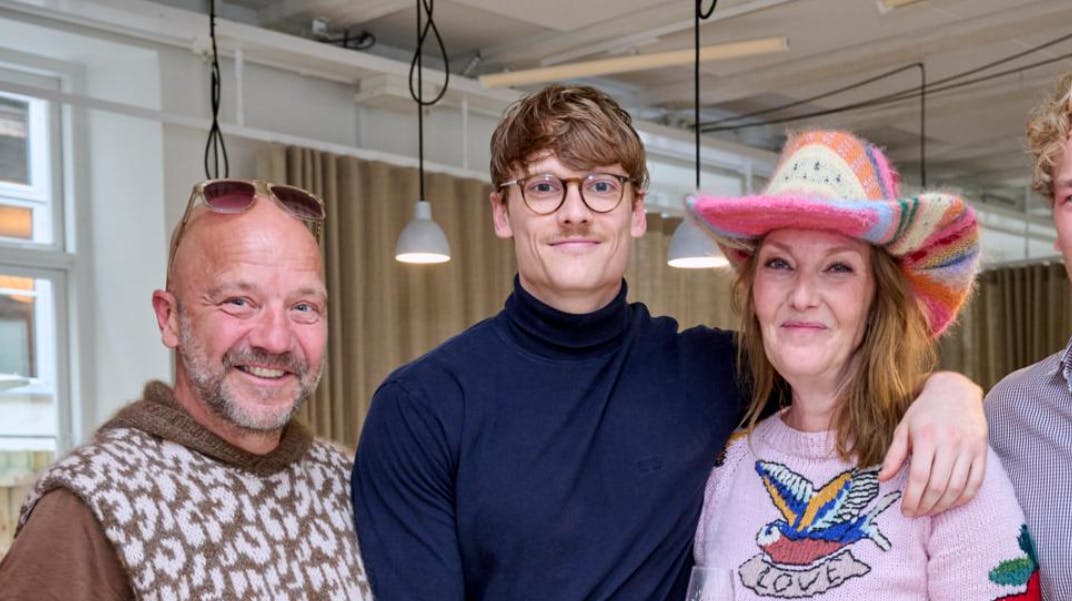 Benjamin Boe Rasmussen og Ditte Hansen overlader 1. marts lejligheden til sønnen Thor.