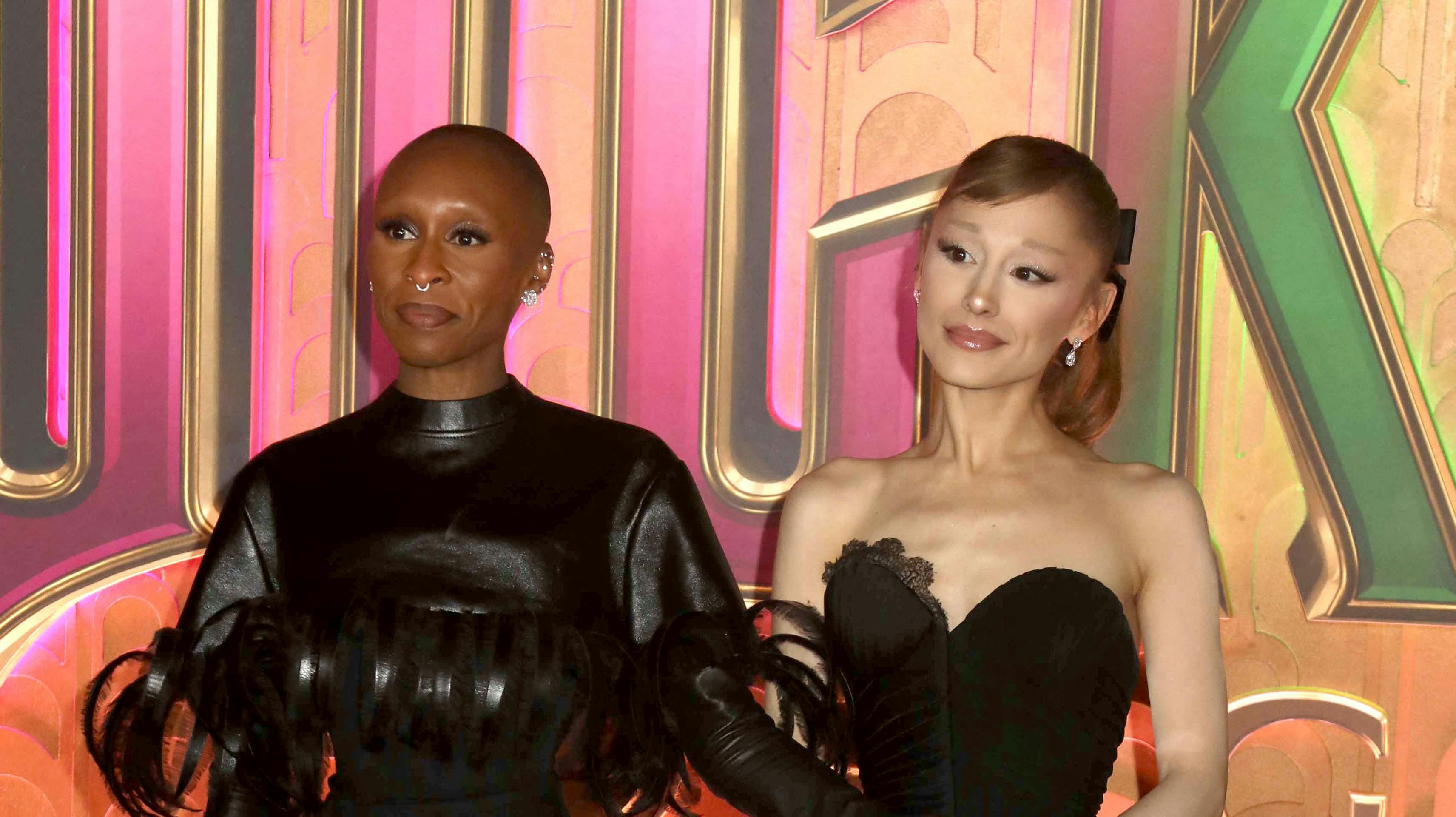 Cynthia Erivo og Ariana Grande til premieren på "Wicked for good" i New York.