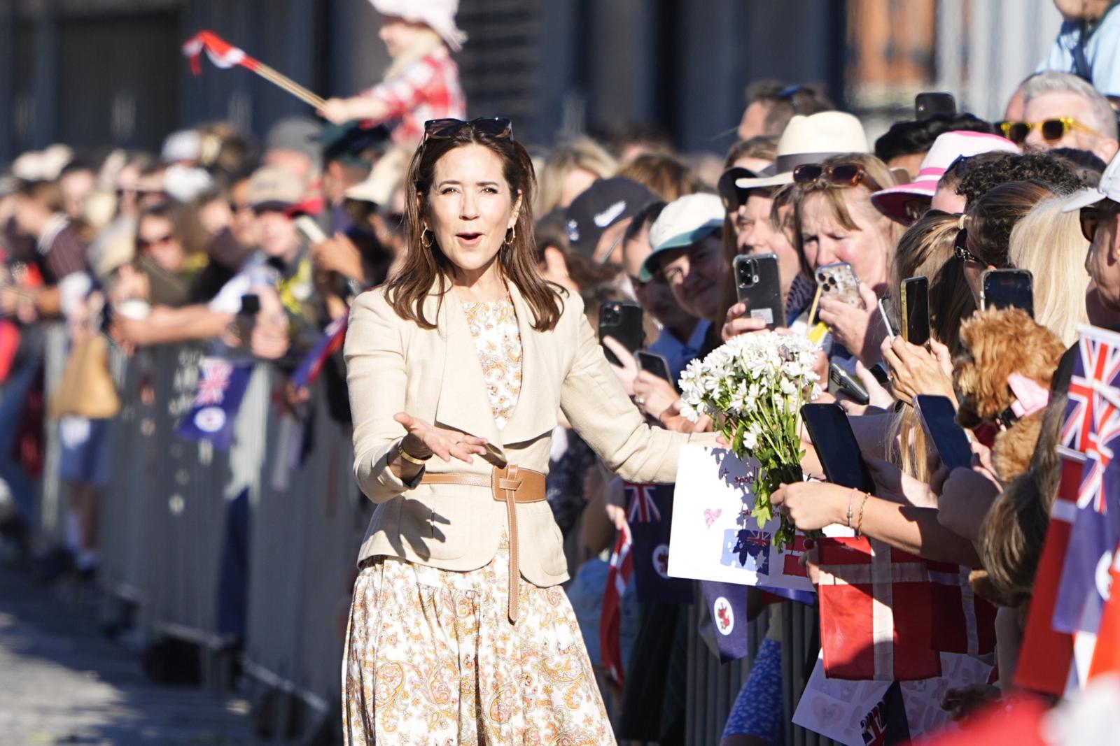 Dronning Mary besøgte torsdag 19. marts 2026 sin fødeø Tasmanien sammen med kong Frederik
