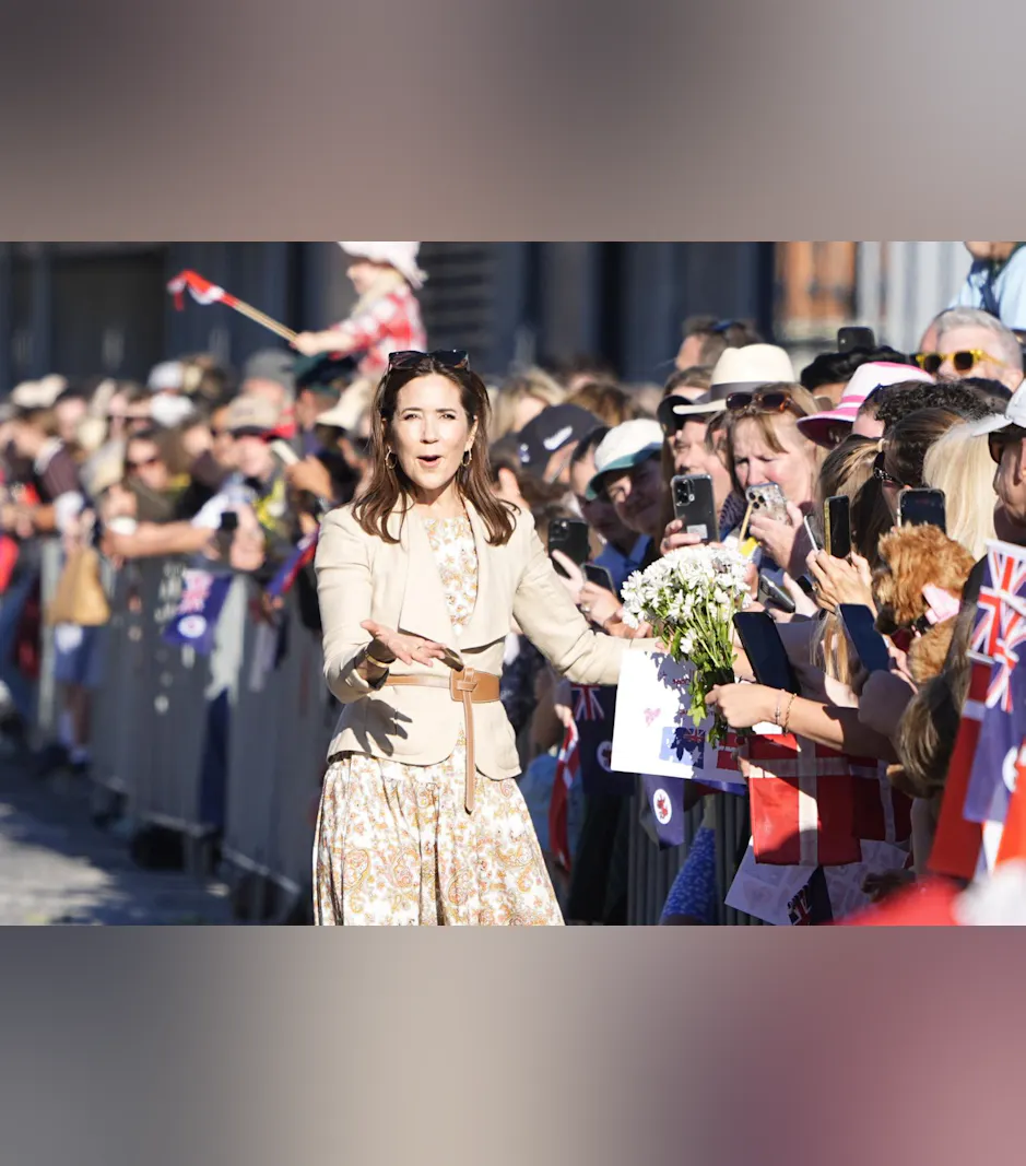 Dronning Mary besøgte torsdag 19. marts 2026 sin fødeø Tasmanien sammen med kong Frederik
