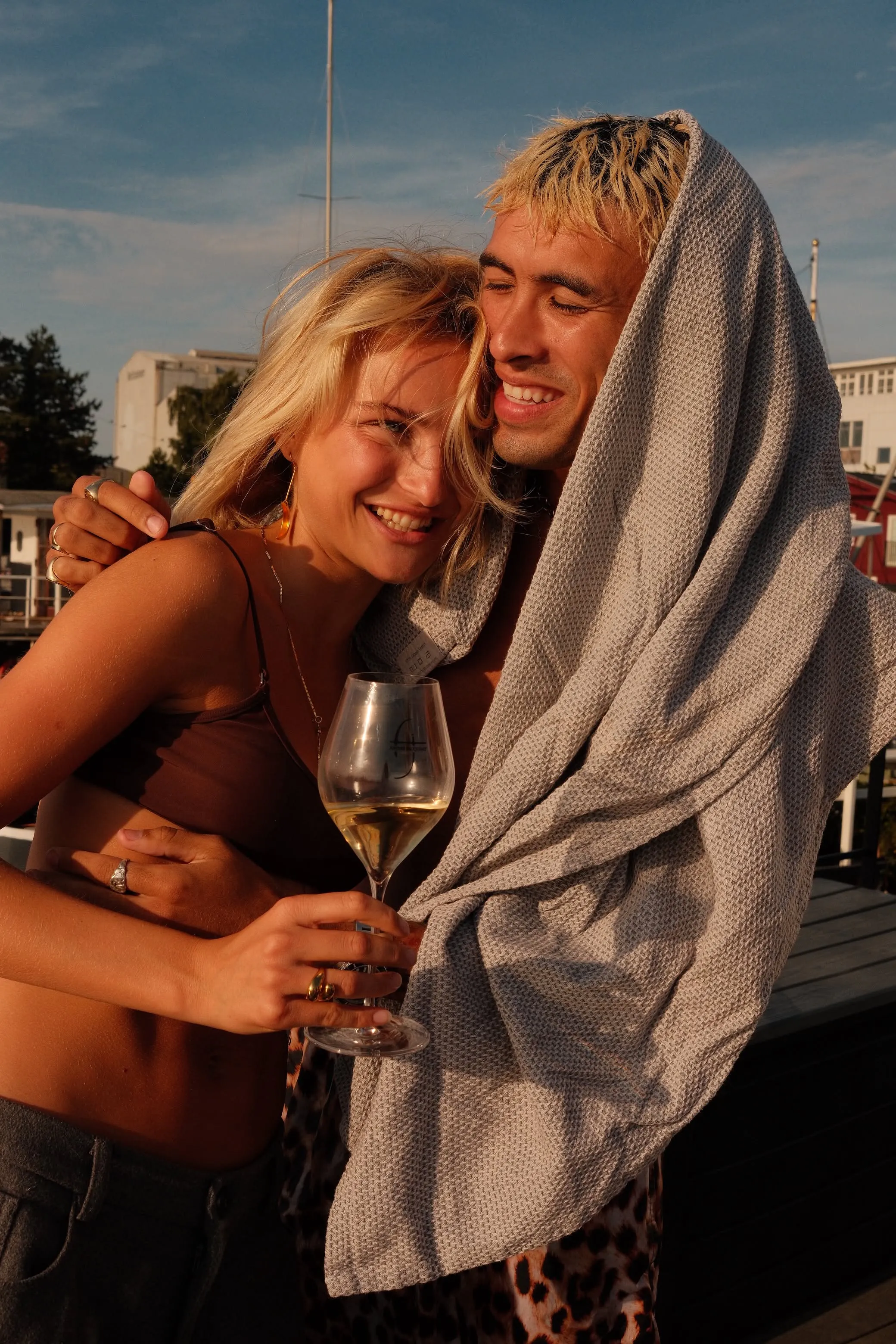 Parret har brugt meget tid sammen denne sommer. 