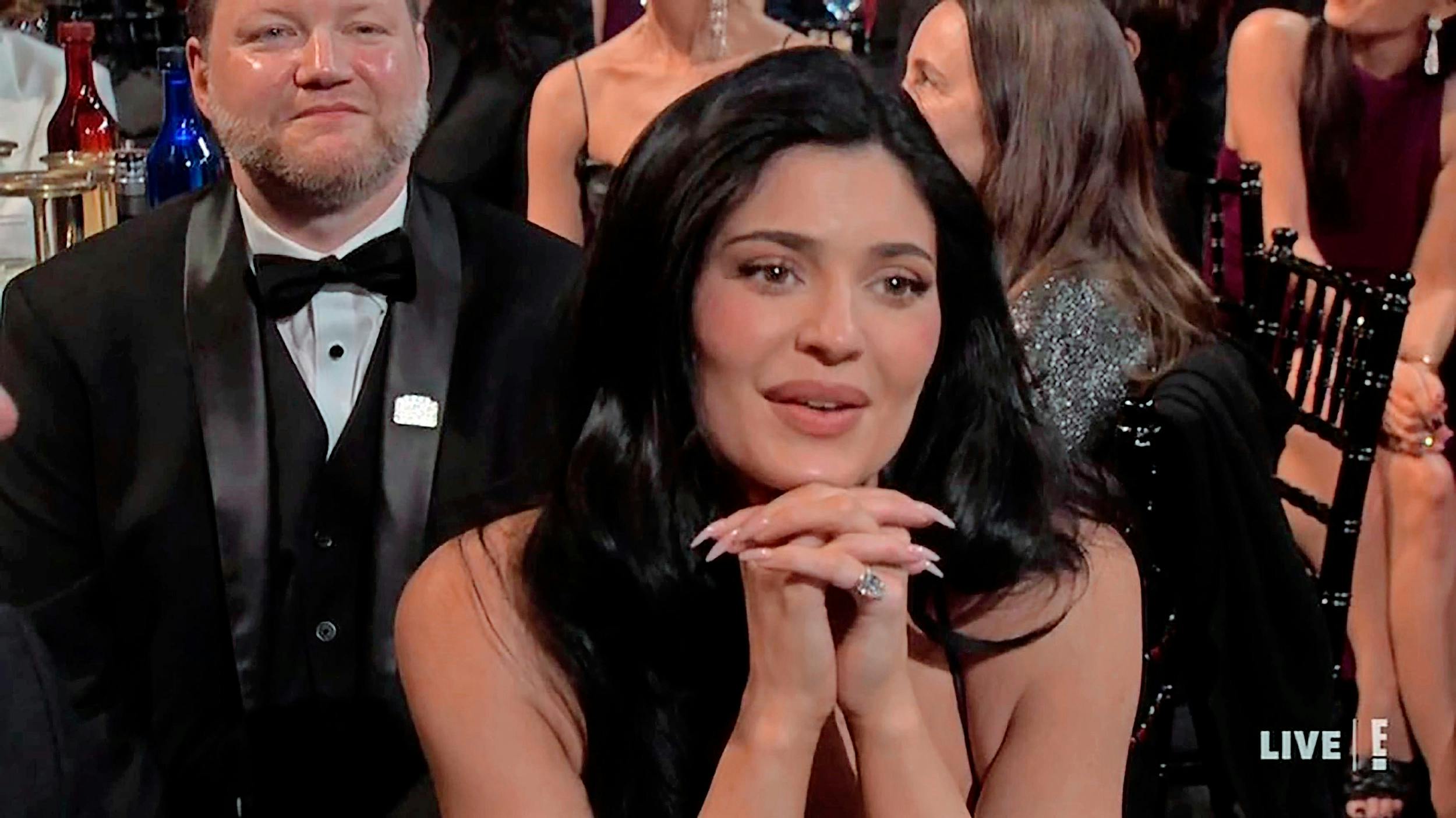 Kylie Jenner, 28, så helt rørt ud.