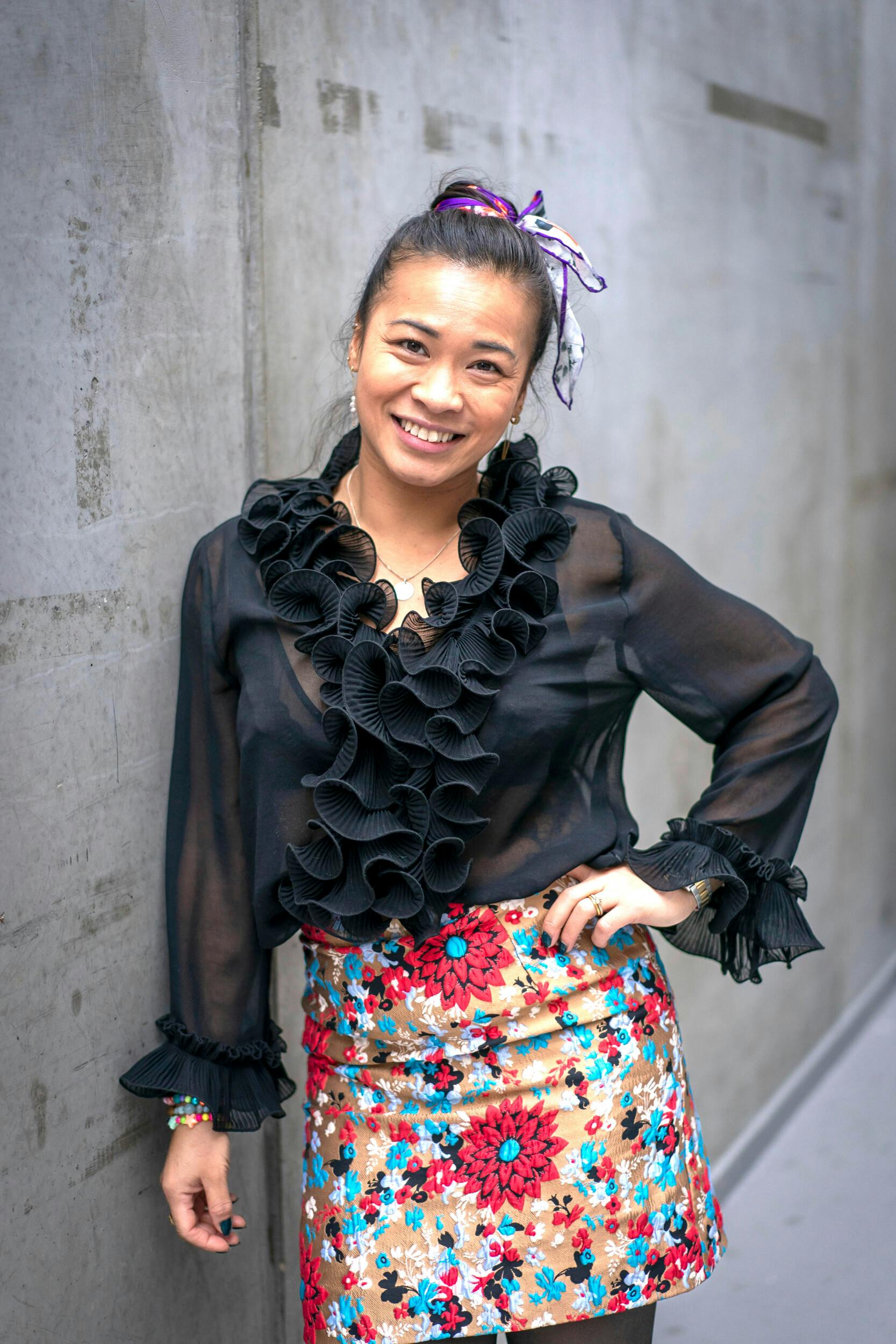 Kendiskokken er lettet over, at hun slap gennem fødslen uden kejsersnit.