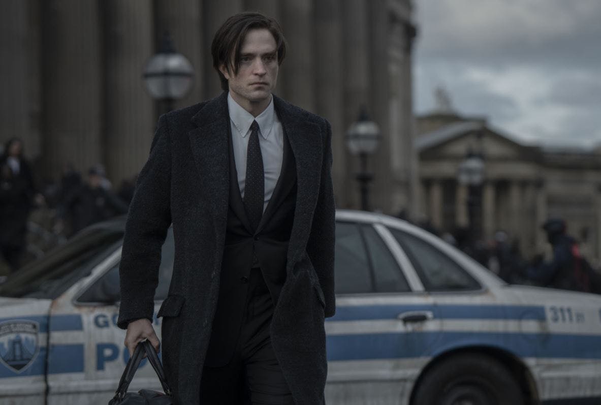Robert Pattinson i rollen som Bruce Wayne. 