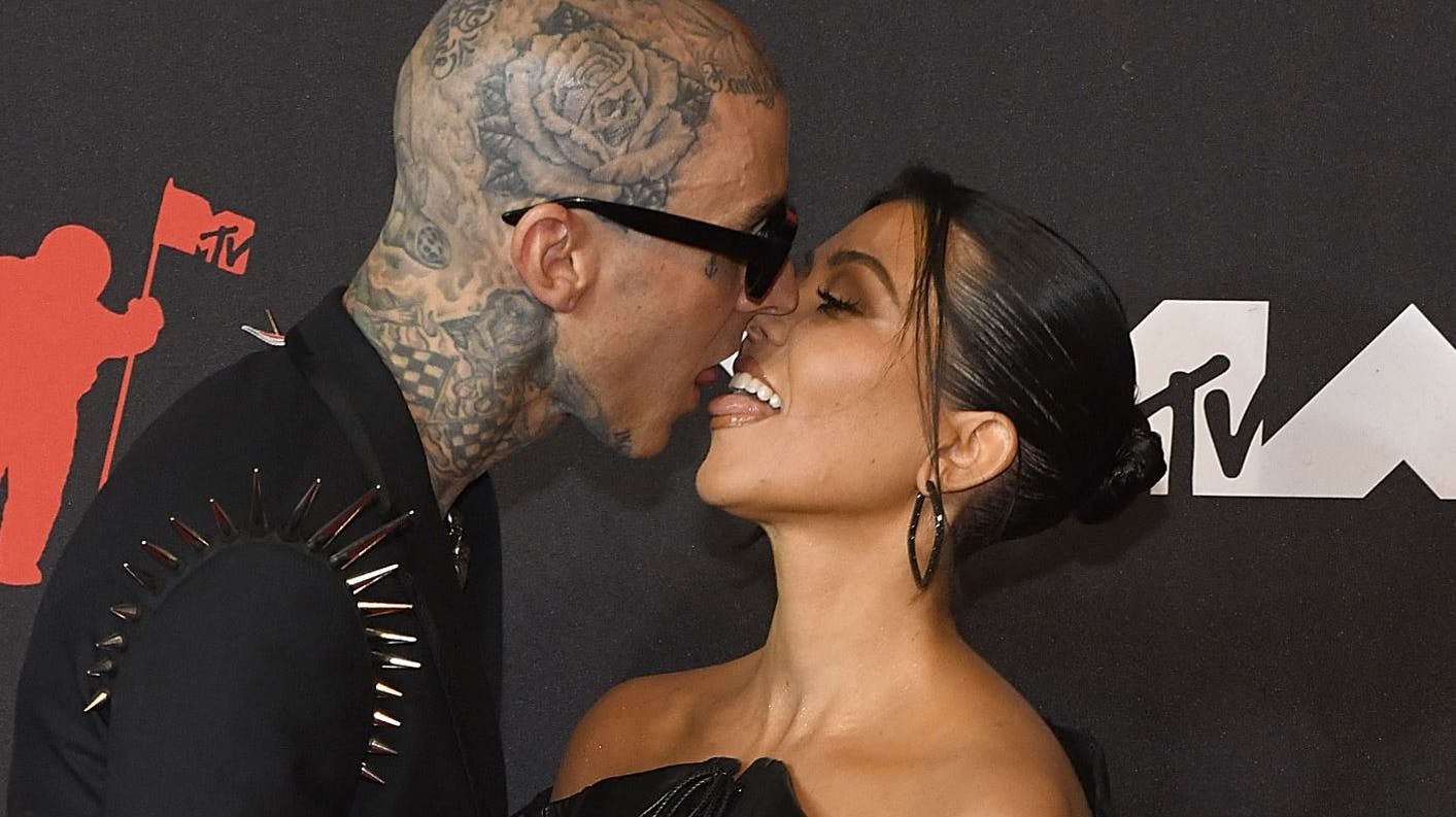 Travis Barker og Kourtney Kardashian