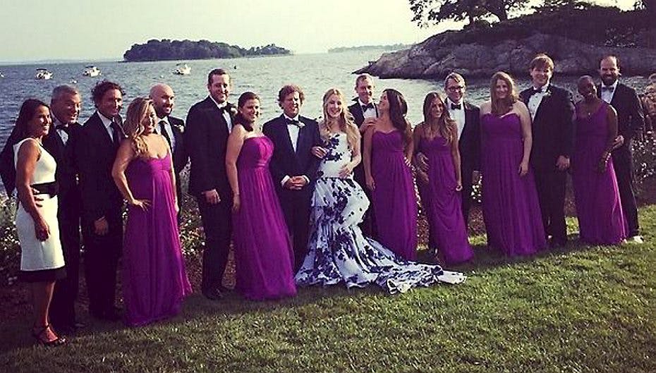 Sarah Jessica Parker var til bryllup hos sin assistent i weekenden