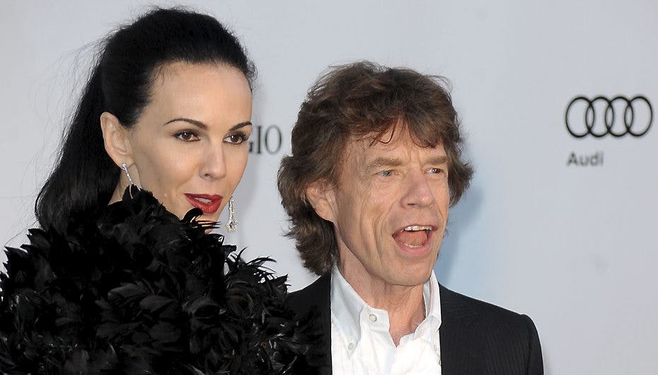 L'Wren Scott sammen med Mick Jagger - mandag blev den 49-årige kvinde fundet død