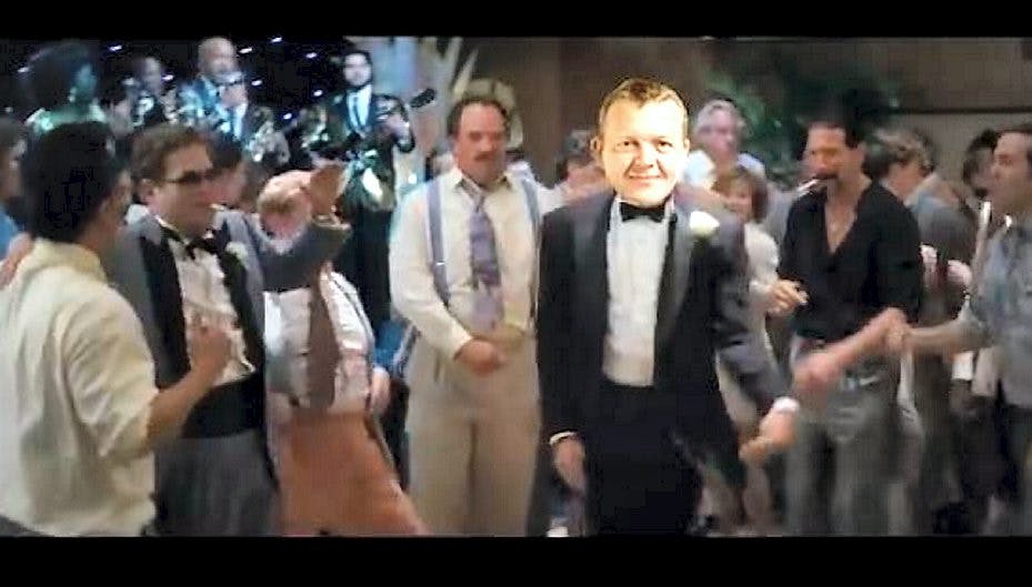 Lars Løkke i den nye Venstre-film - traileren er dog lavet i sjov som følge af Lars Løkkes politiske stormvejr i begyndelsen af juni