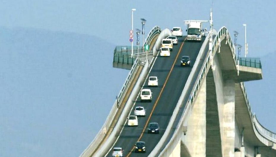 Japansk bro overgår de fleste broer