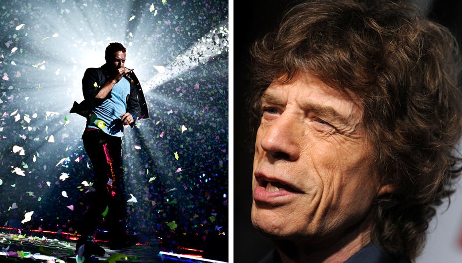 Chris Martin hyldede Rolling Stones forsangeren ved at dedikere en sang til ham