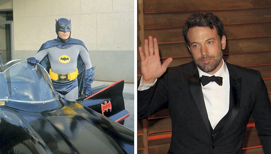 Den originale Batman Adam West støtter Ben Affeck som den nye Batman