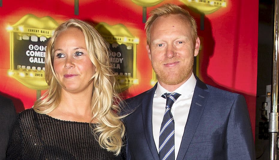 I starten var Breinholt og Line ikke meget for at vise sig sammen