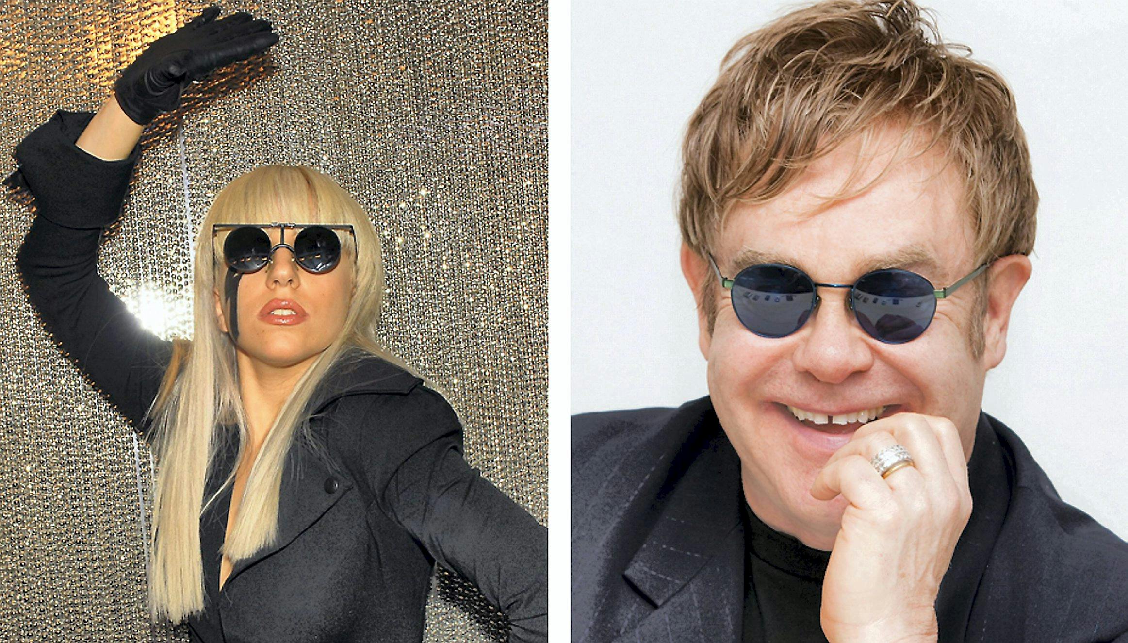 Lady Gaga og Elton John er tætte venner, og det kan Lady Gaga øjensynligt være glad for