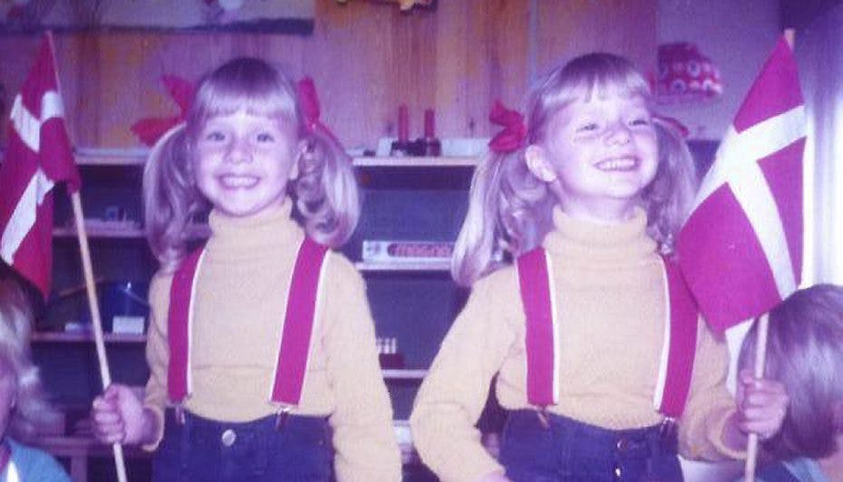 Som to dråber vand. TV-tvillingerne fejrede deres fem års fødselsdag.